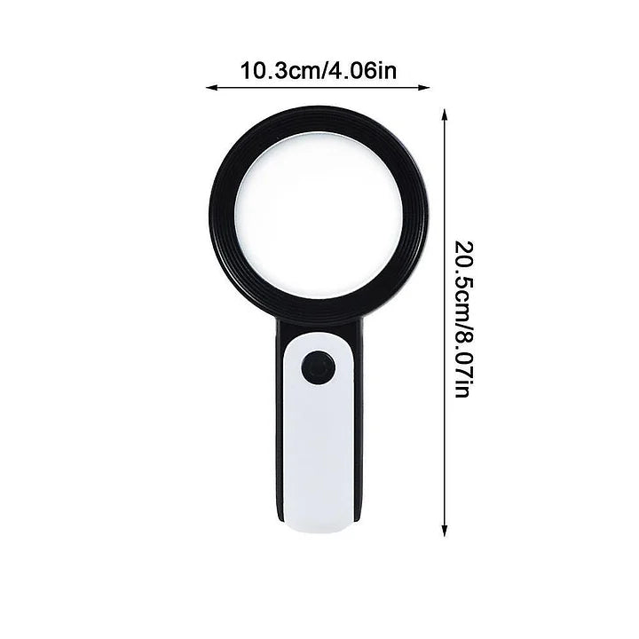 Optische Lupe 30X Handheld für Senioren – Steigern Sie Ihren Lesekomfort