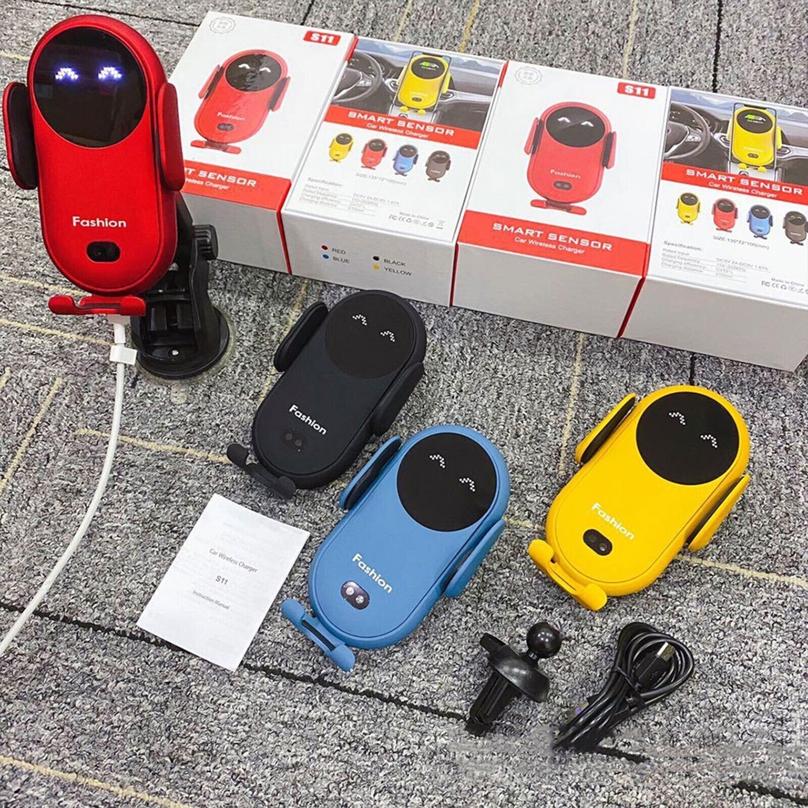 Kabelloses Smart Auto Ladegerät | Handyhalterung