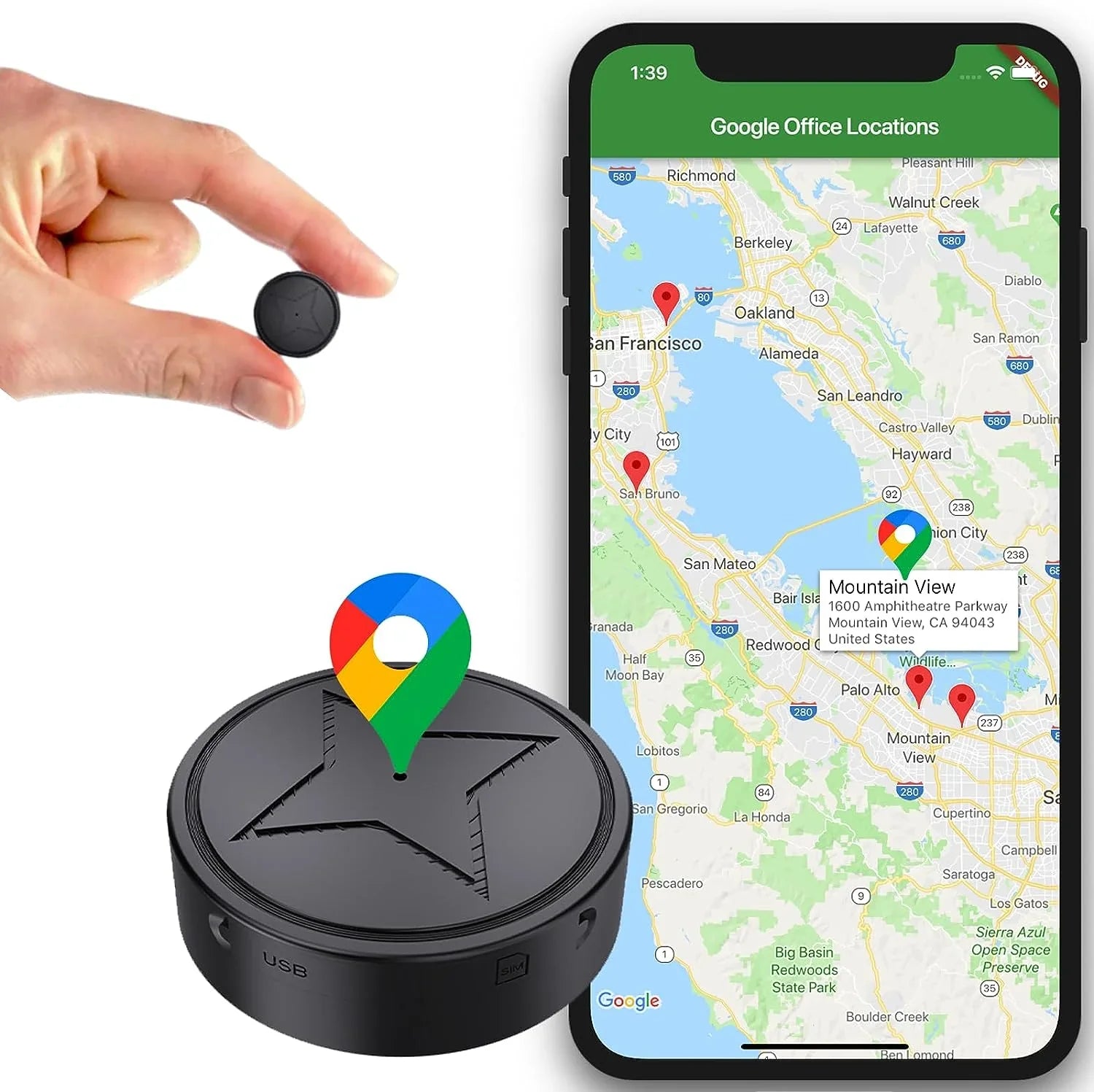VINZO | Starker magnetischer GPS-Tracker