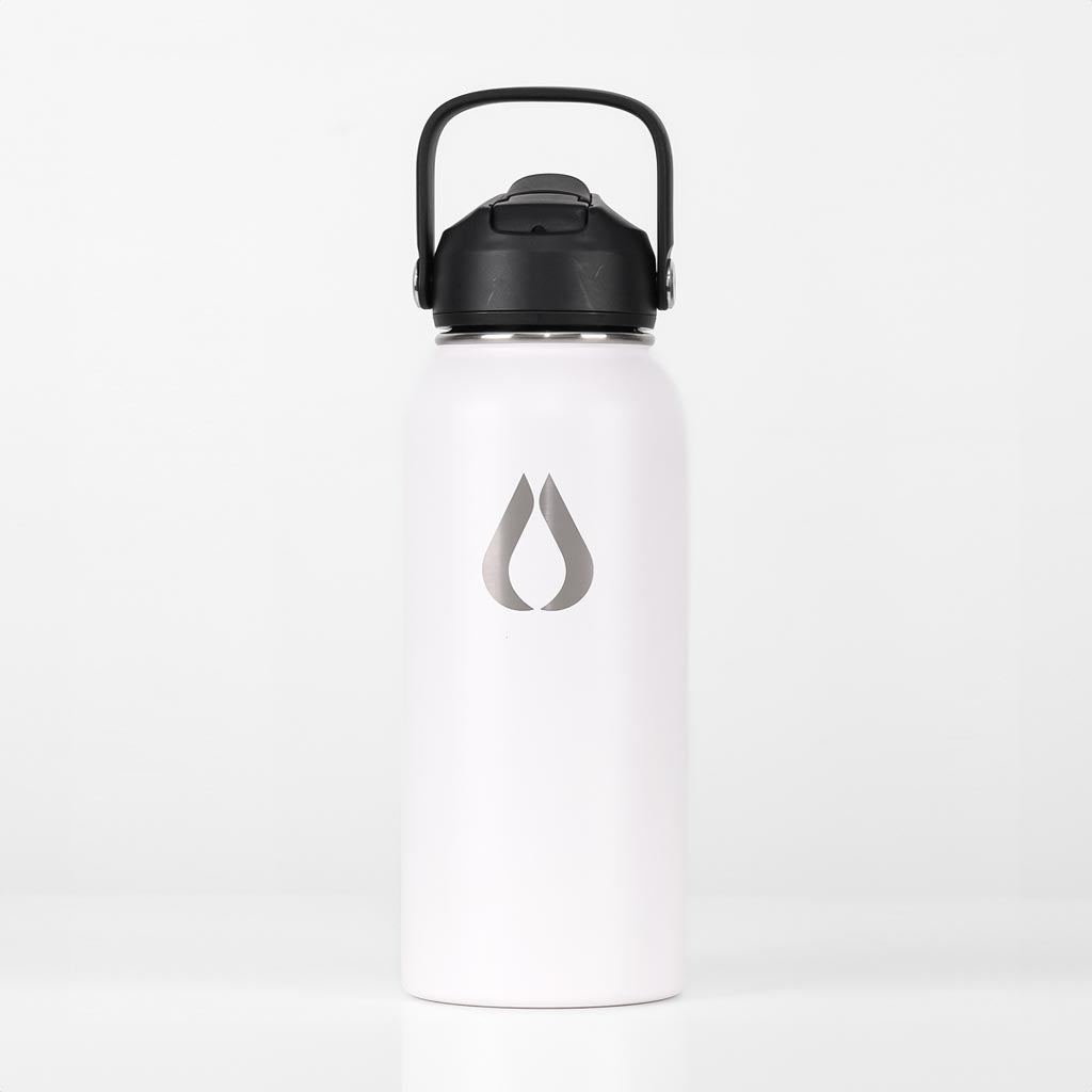 Wasserflasche - 960ML - Weiß