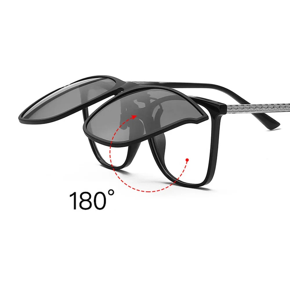 FILDUZ | Polarized Clip-on Flip Up Sonnenbrille