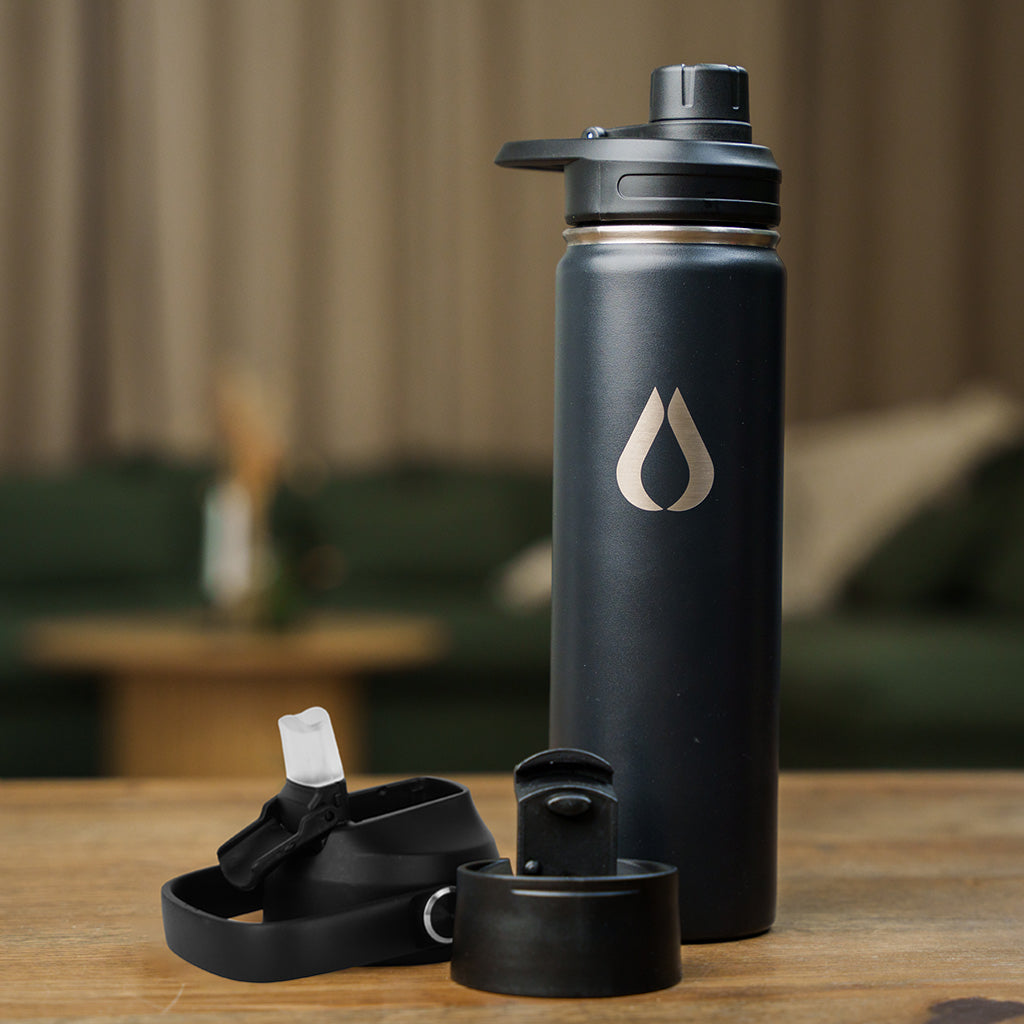 Wasserflasche - 650ML - Schwarz