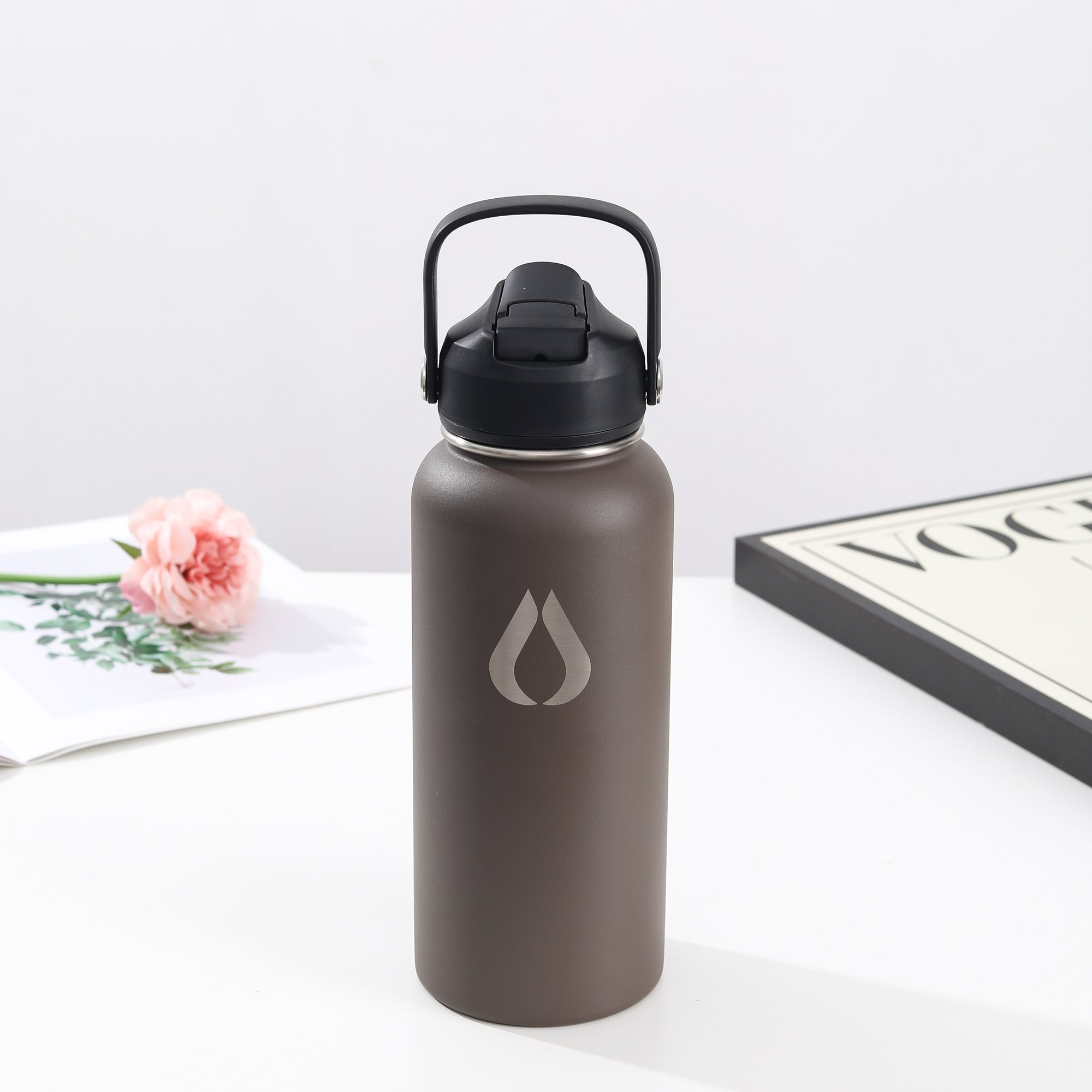 Vandflasche - 960ML - Cocoa