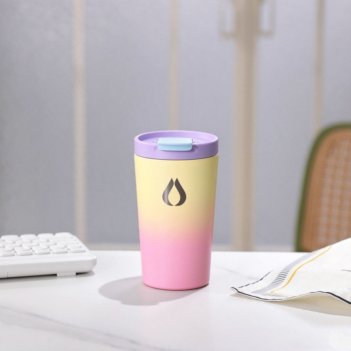 Kaffeetasse - 400ML - Schwarz