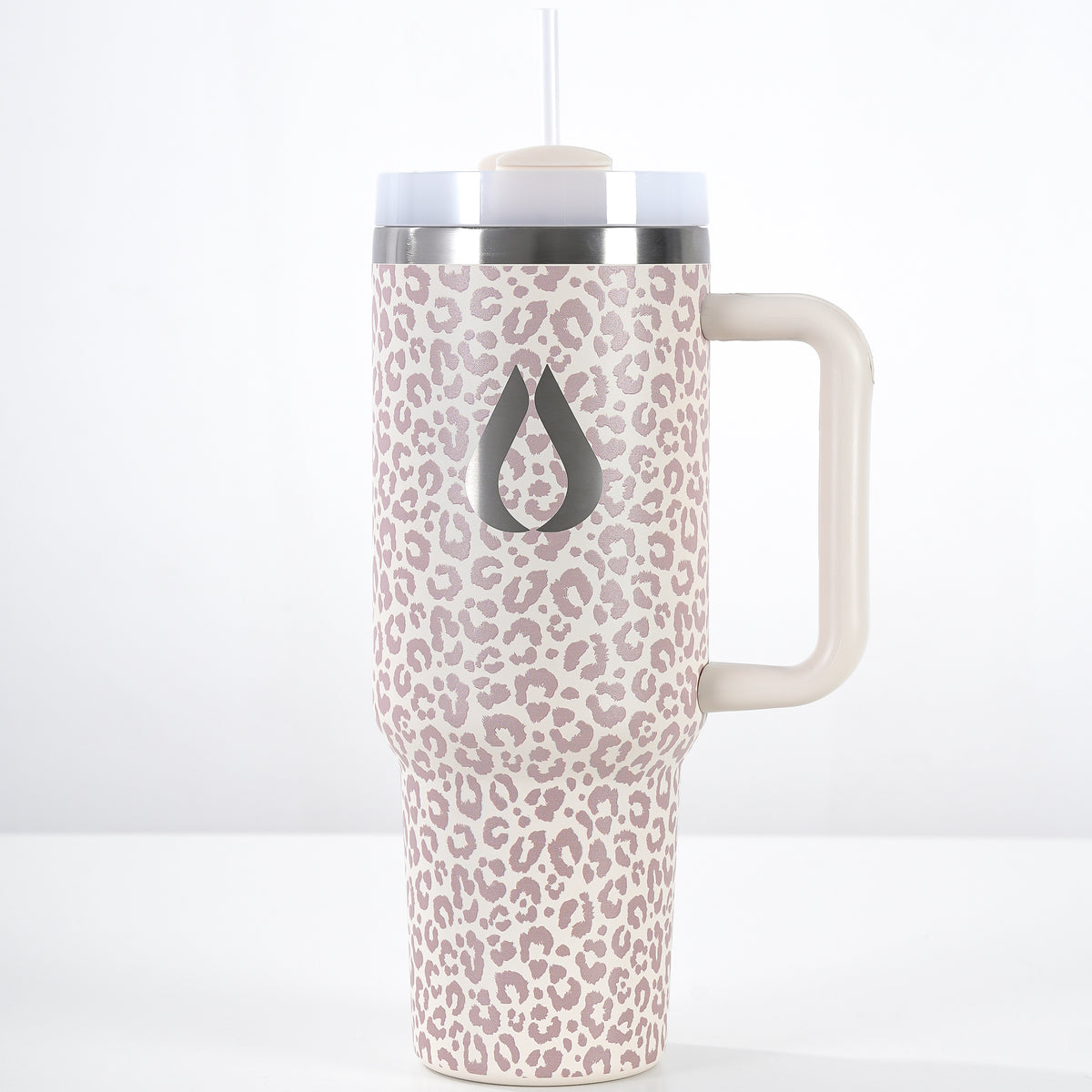 Tumbler - 1200ML - Creme Leopard