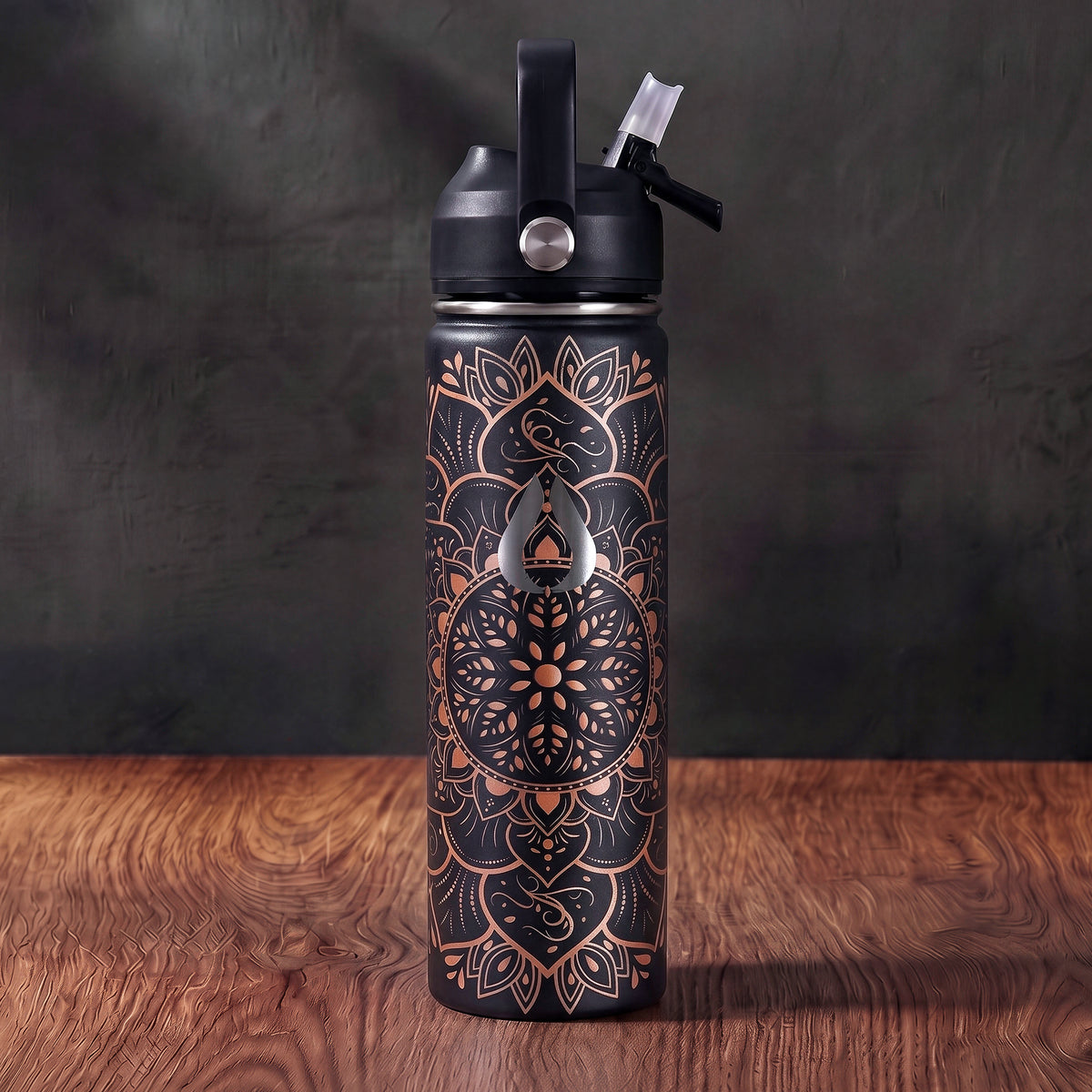 Wasserflasche - 650ML - Cream Leopard