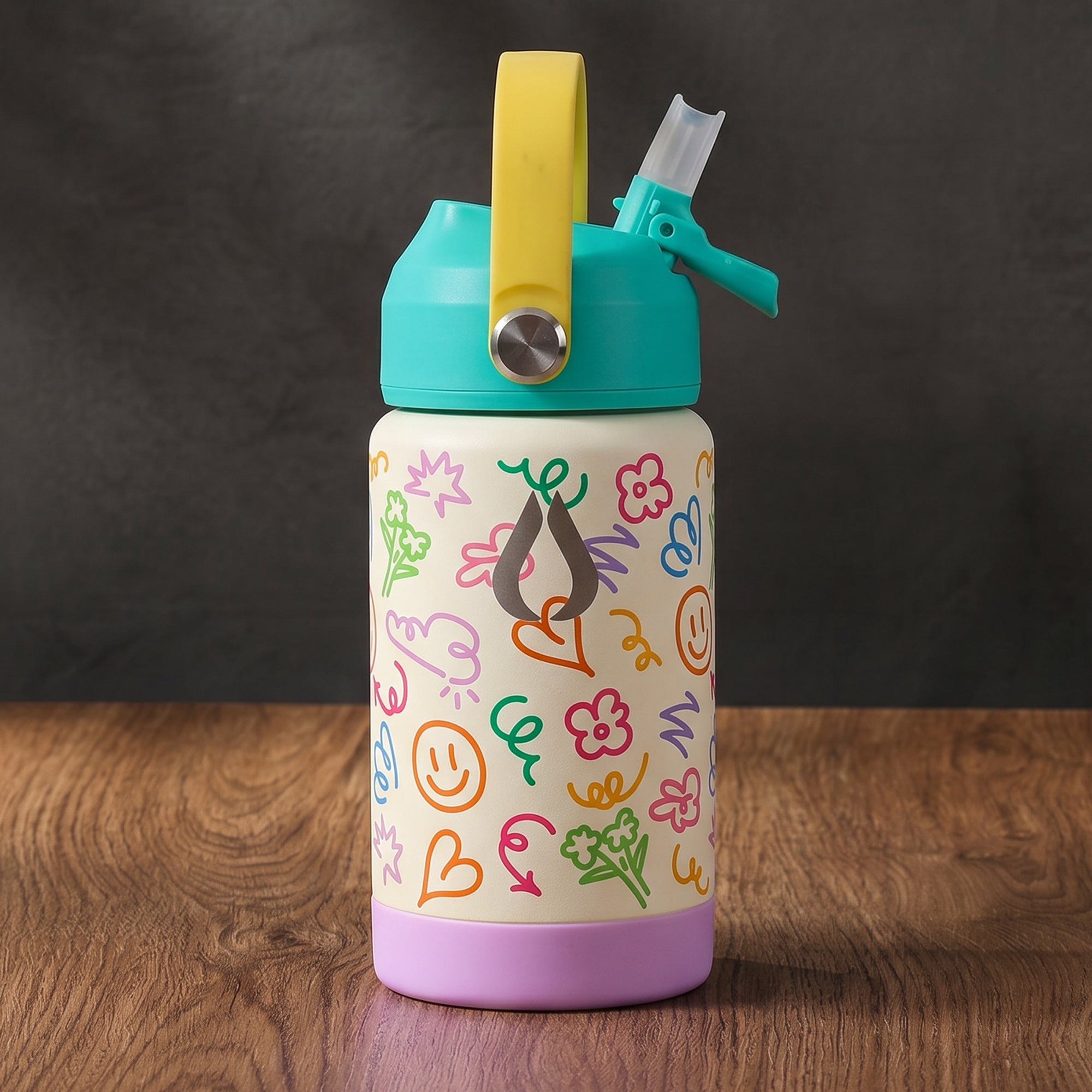 Kinderflasche - 350ML - Doodles