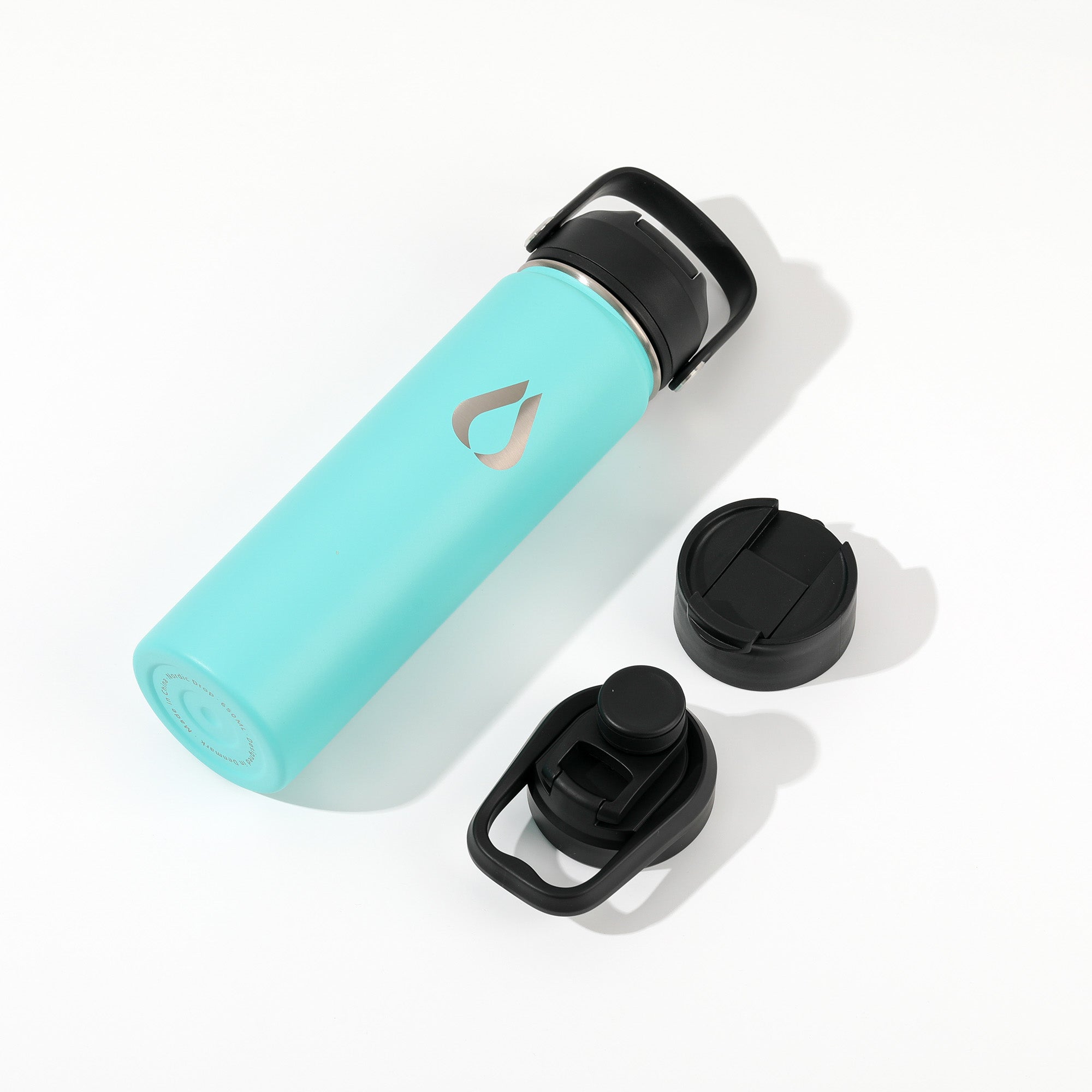 Wasserflasche - 650 ml - Türkis