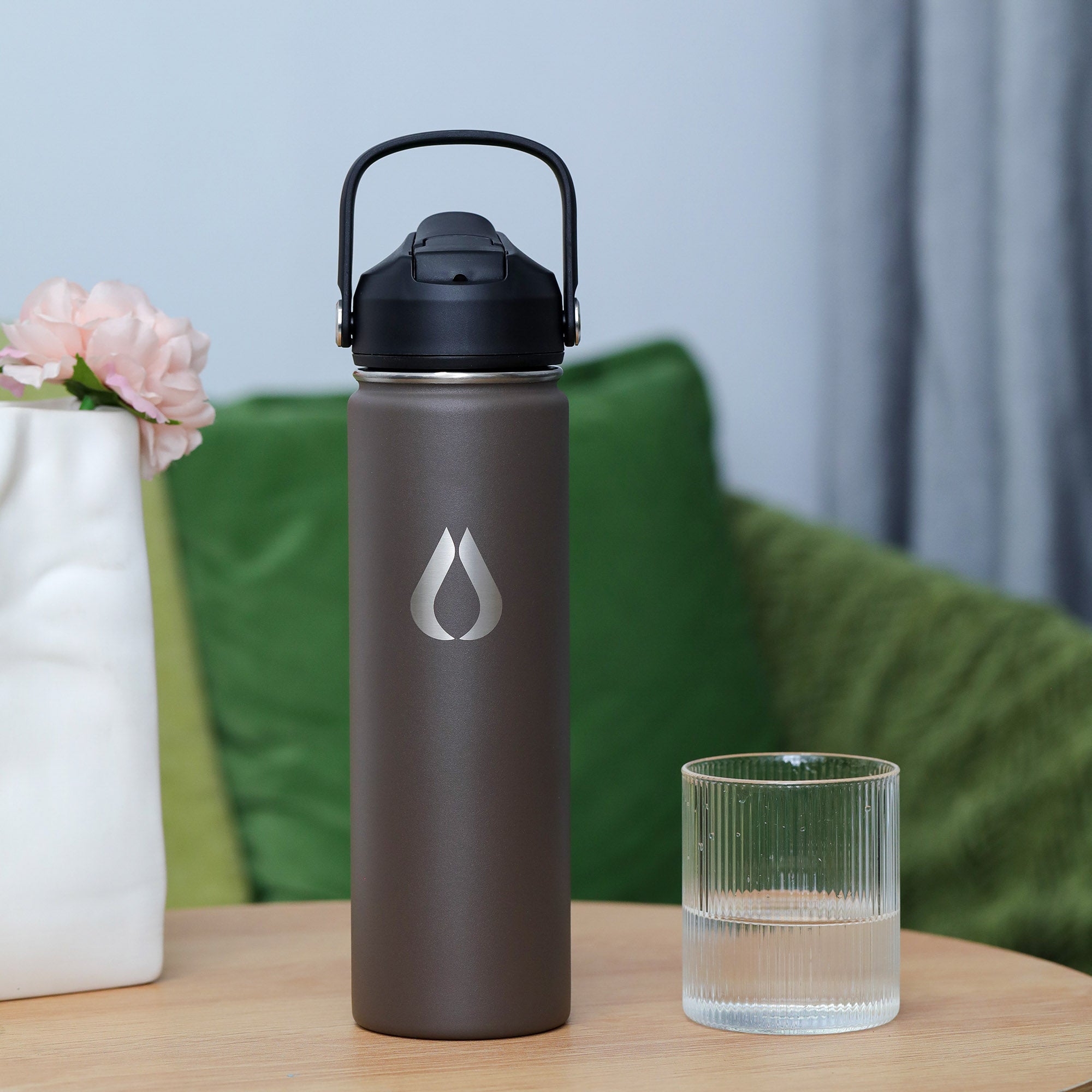 Wasserflasche - 650 ml - Kakao