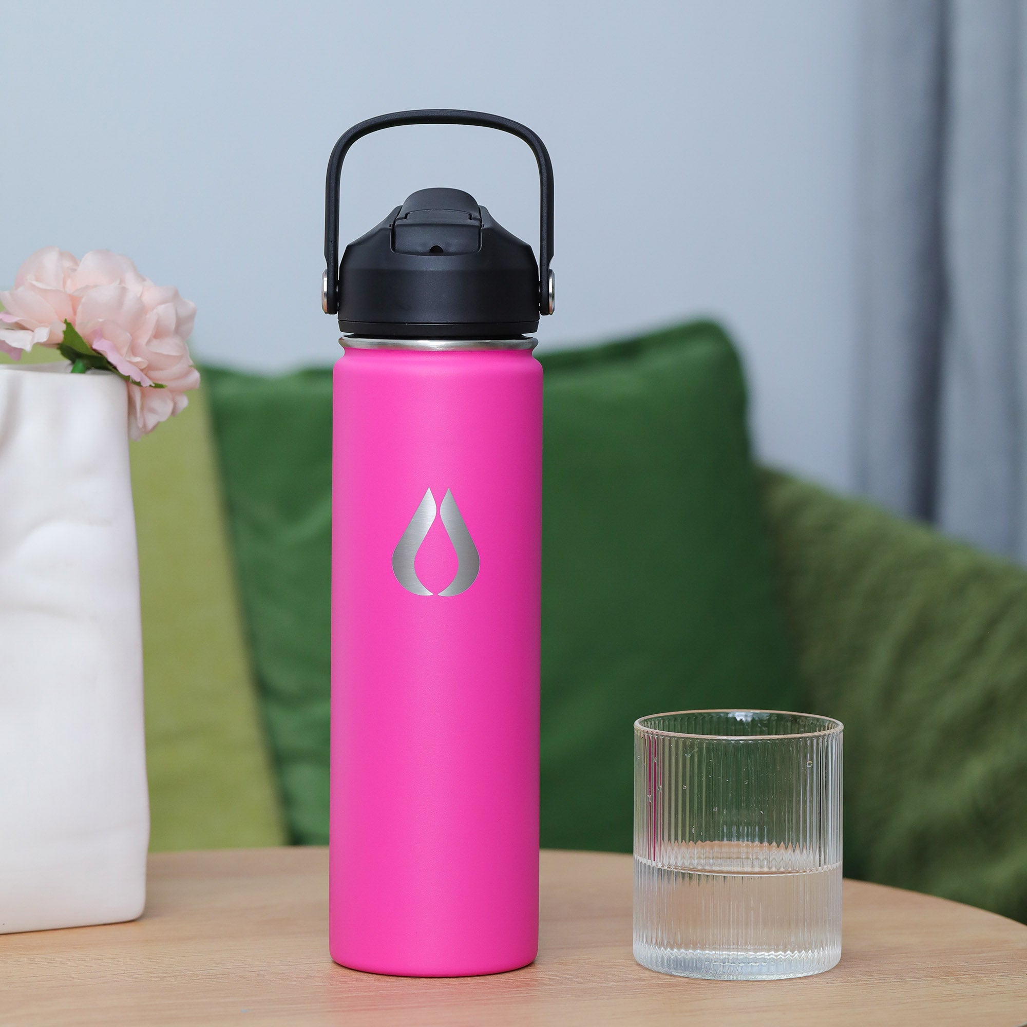 Wasserflasche - 650 ml - Hot Pink