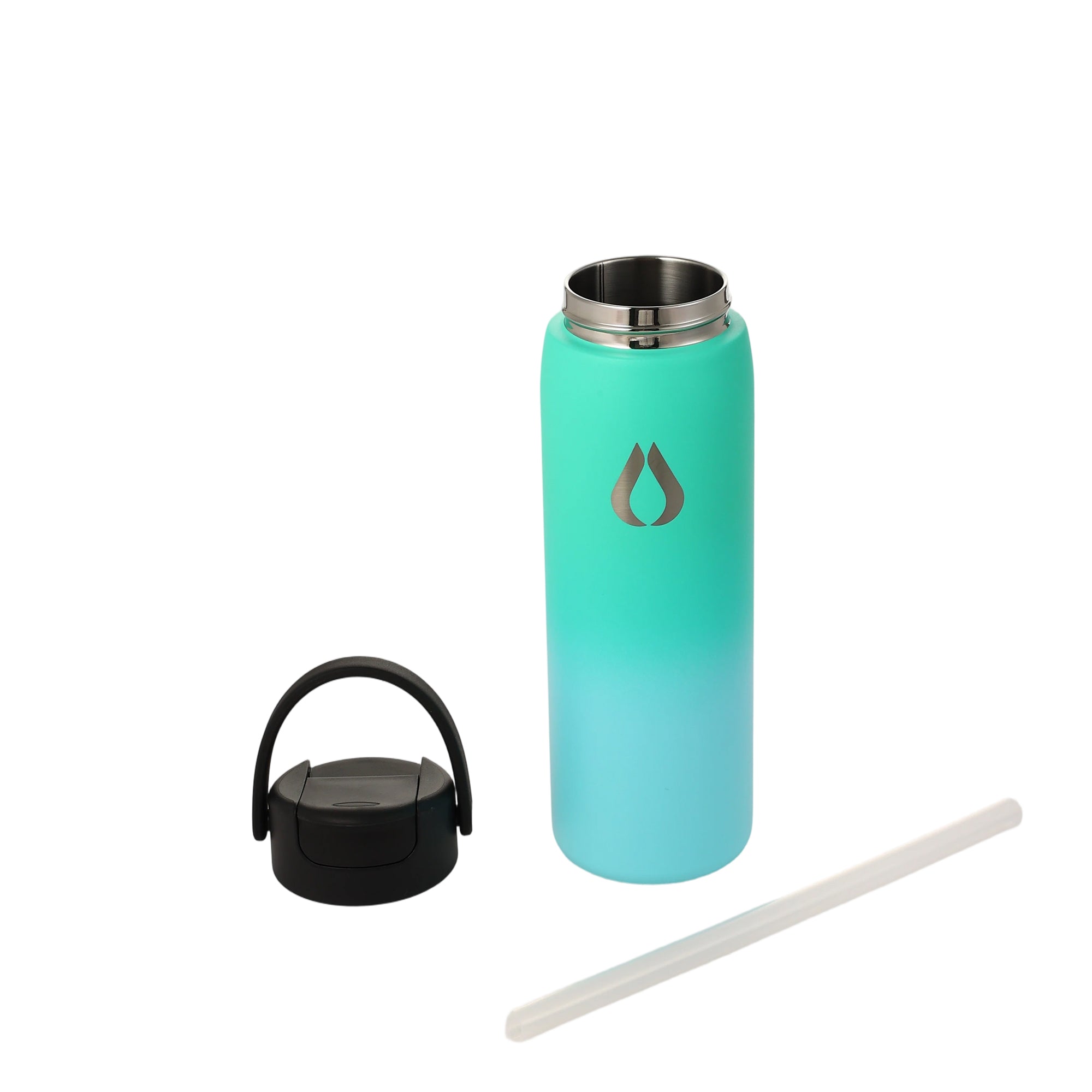 Wasserflasche - 2 in 1 - 710ML - Green Sky