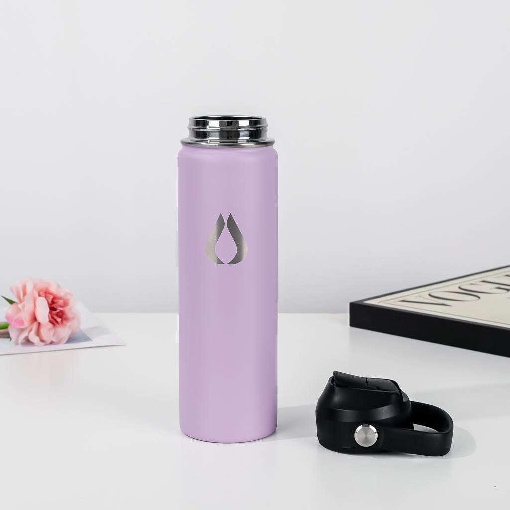 Wasserflasche - 650ML - Lavendel