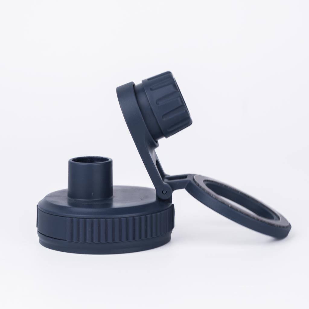 Schraubdeckel mit Magnet für Handy - Marineblau