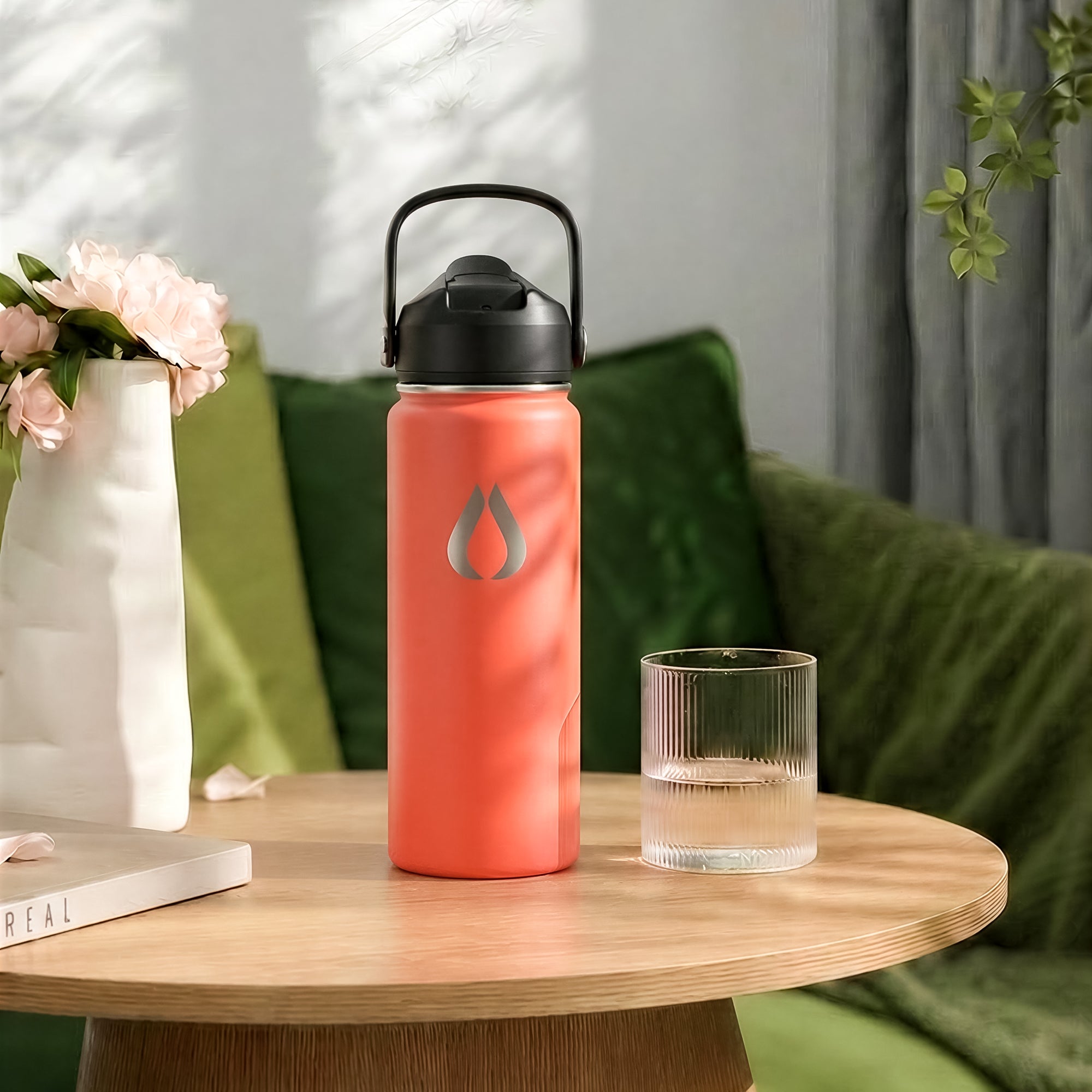 Wasserflasche - 500ML - Pfirsich