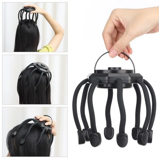 BIBO | Octopus Kopf Massager | Therapie für Entspannung-Stress-Schlaf