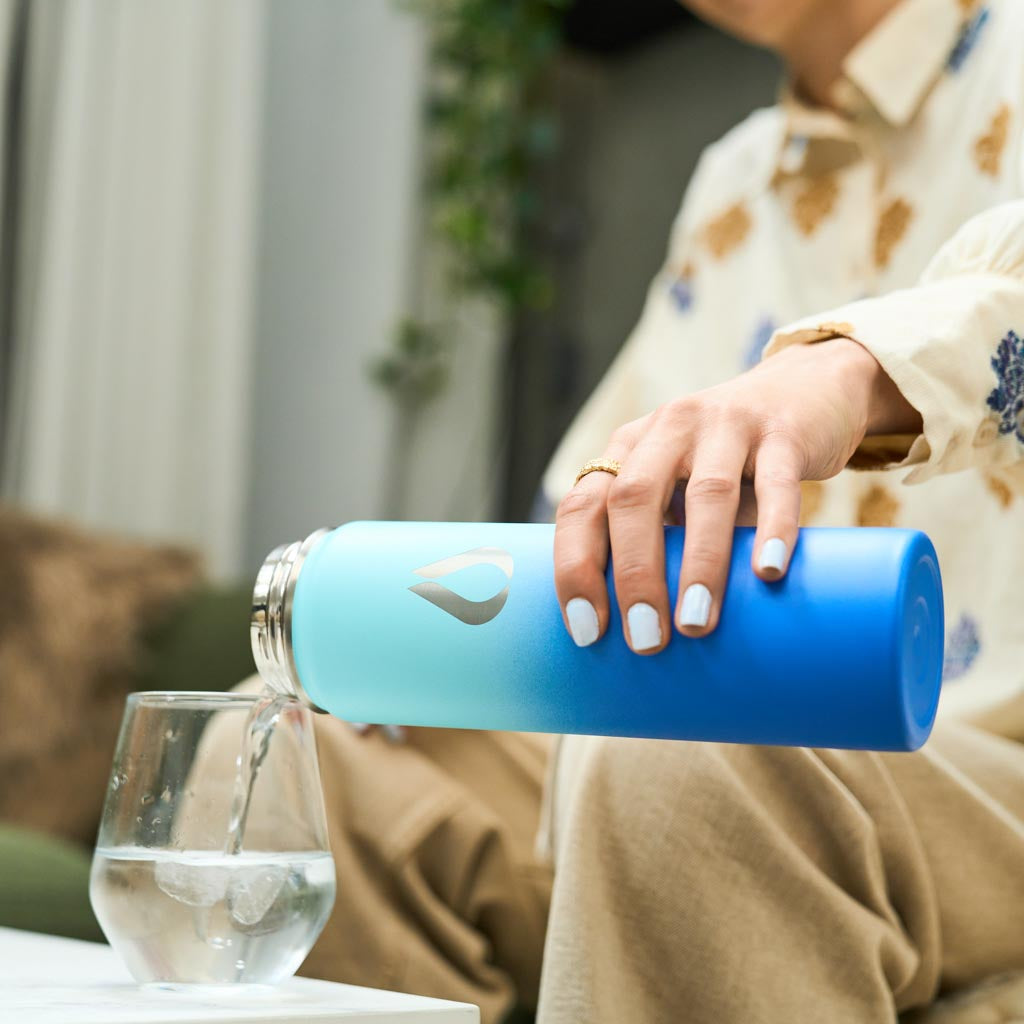 Wasserflasche - 650ML - Himmelblau