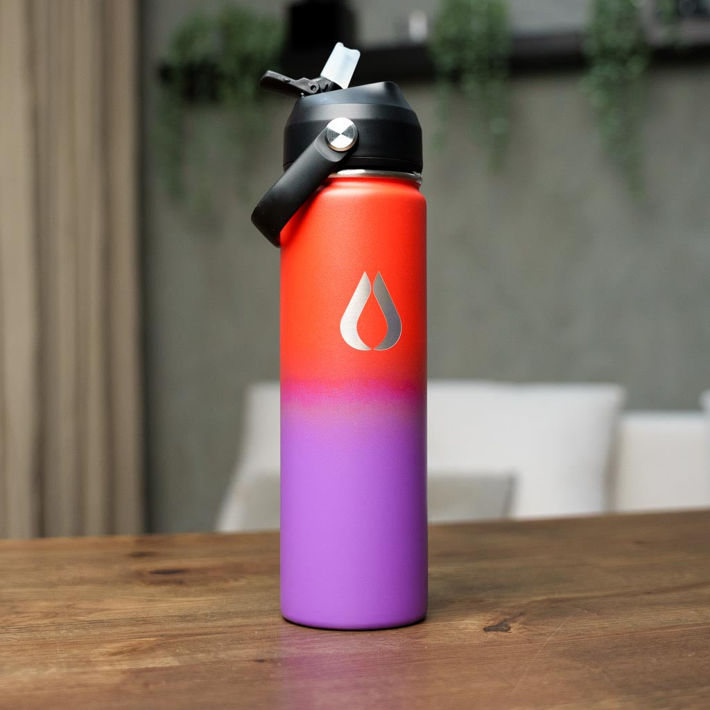 Wasserflasche - 650ML - Dunkler Regenbogen