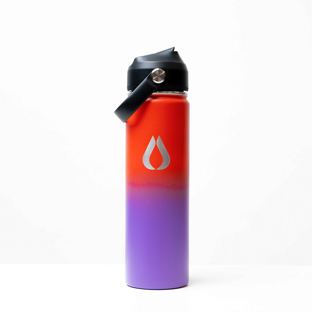 Wasserflasche - 650ML - Dunkler Regenbogen