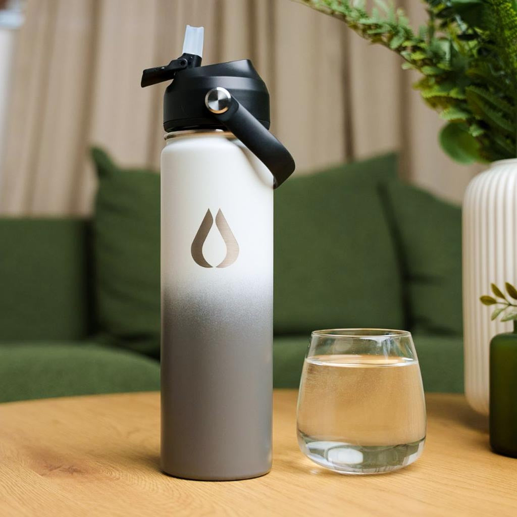 Wasserflasche - 650ML - Graustufen