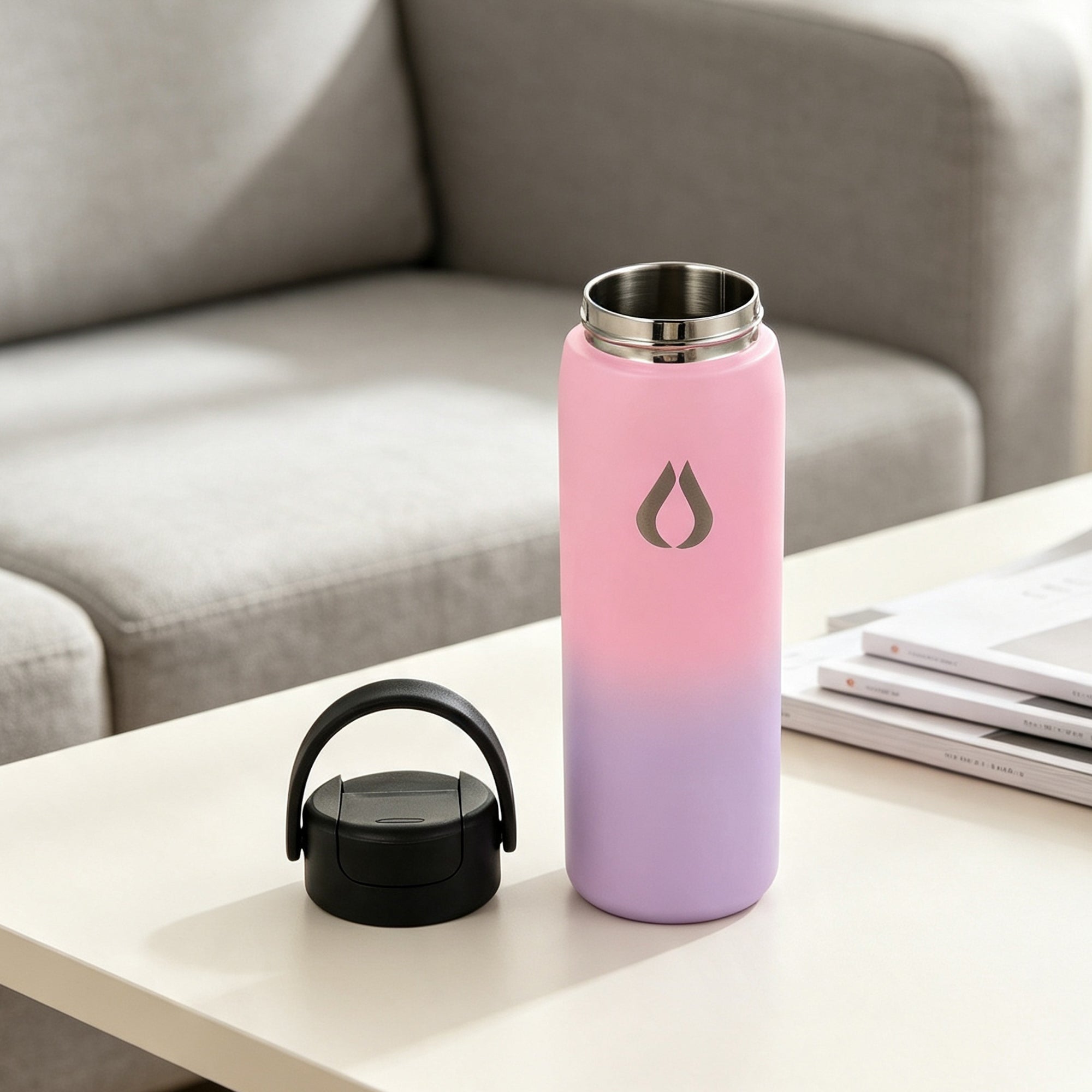 Wasserflasche - 2 in 1 - 710ML - Unicorn