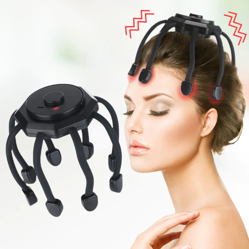 BIBO | Octopus Kopf Massager | Therapie für Entspannung-Stress-Schlaf