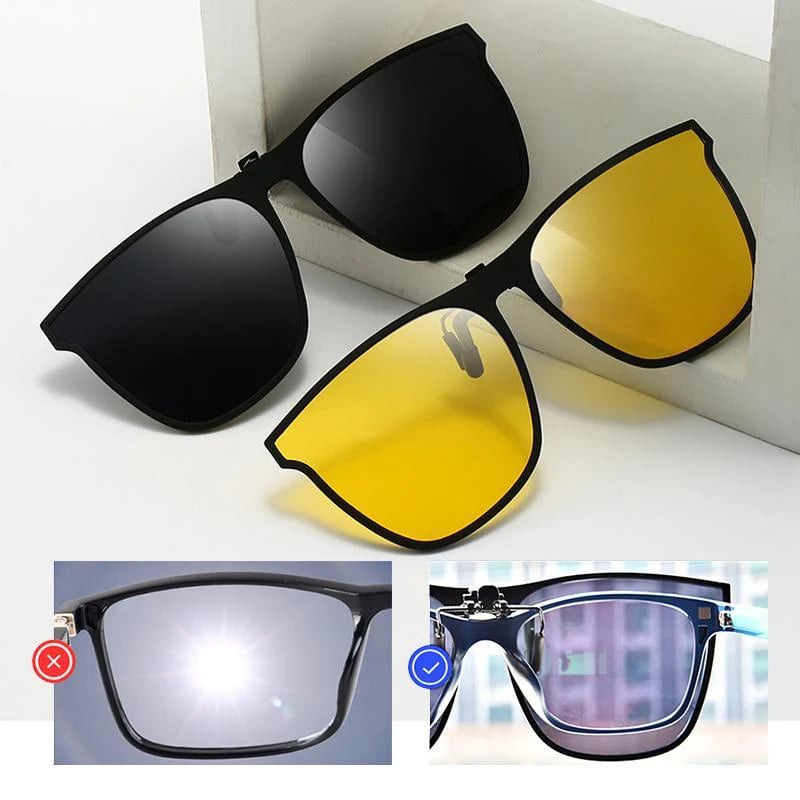 FILDUZ | Polarized Clip-on Flip Up Sonnenbrille