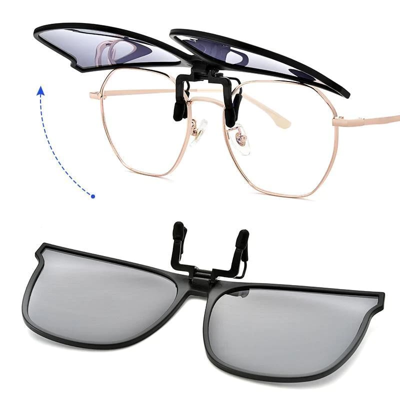 FILDUZ | Polarized Clip-on Flip Up Sonnenbrille