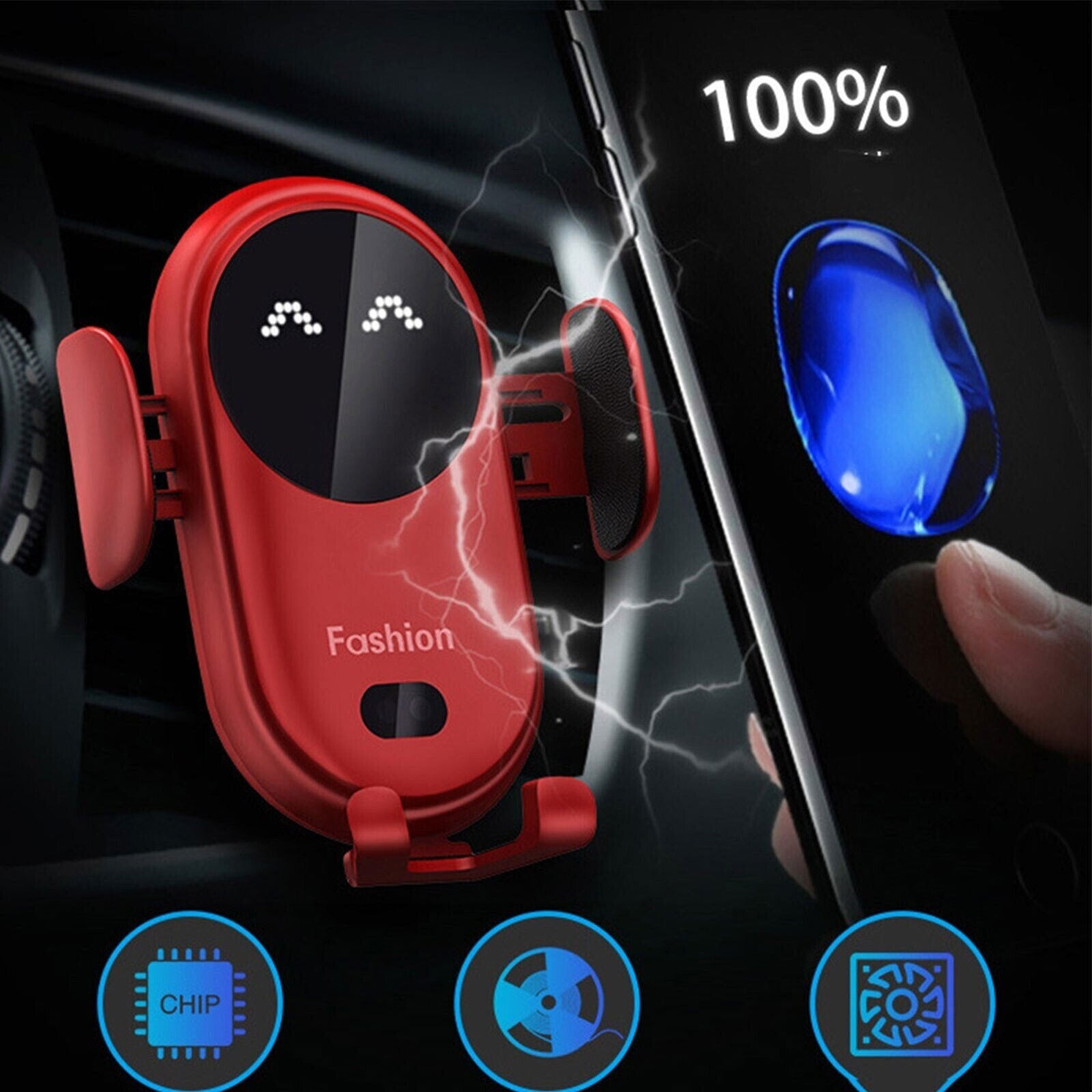 Kabelloses Smart Auto Ladegerät | Handyhalterung