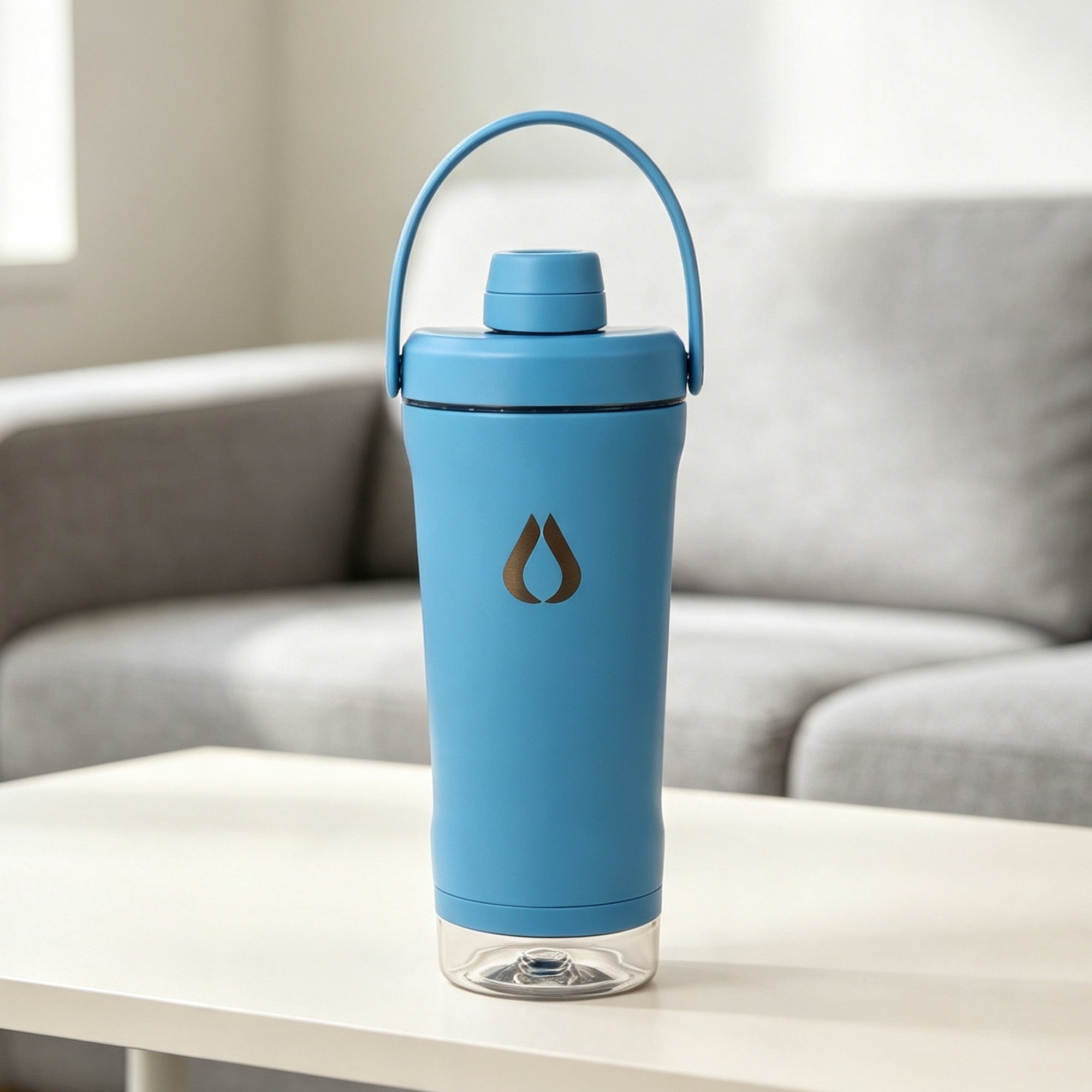 Shaker - 600ml - Babyblau
