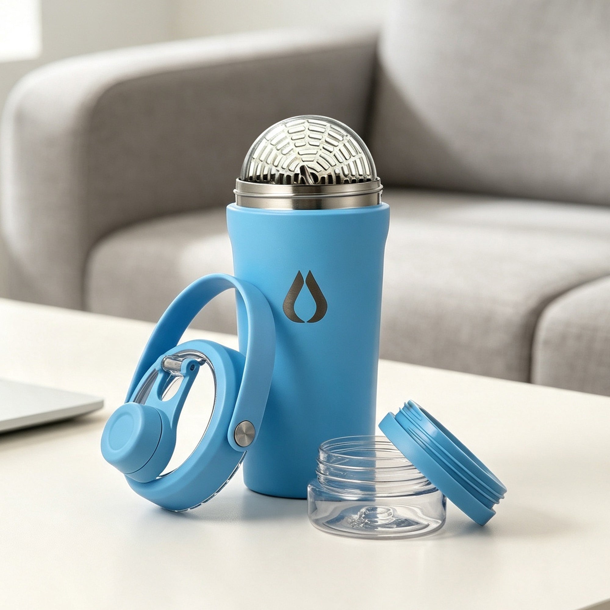 Shaker - 600ml - Babyblau