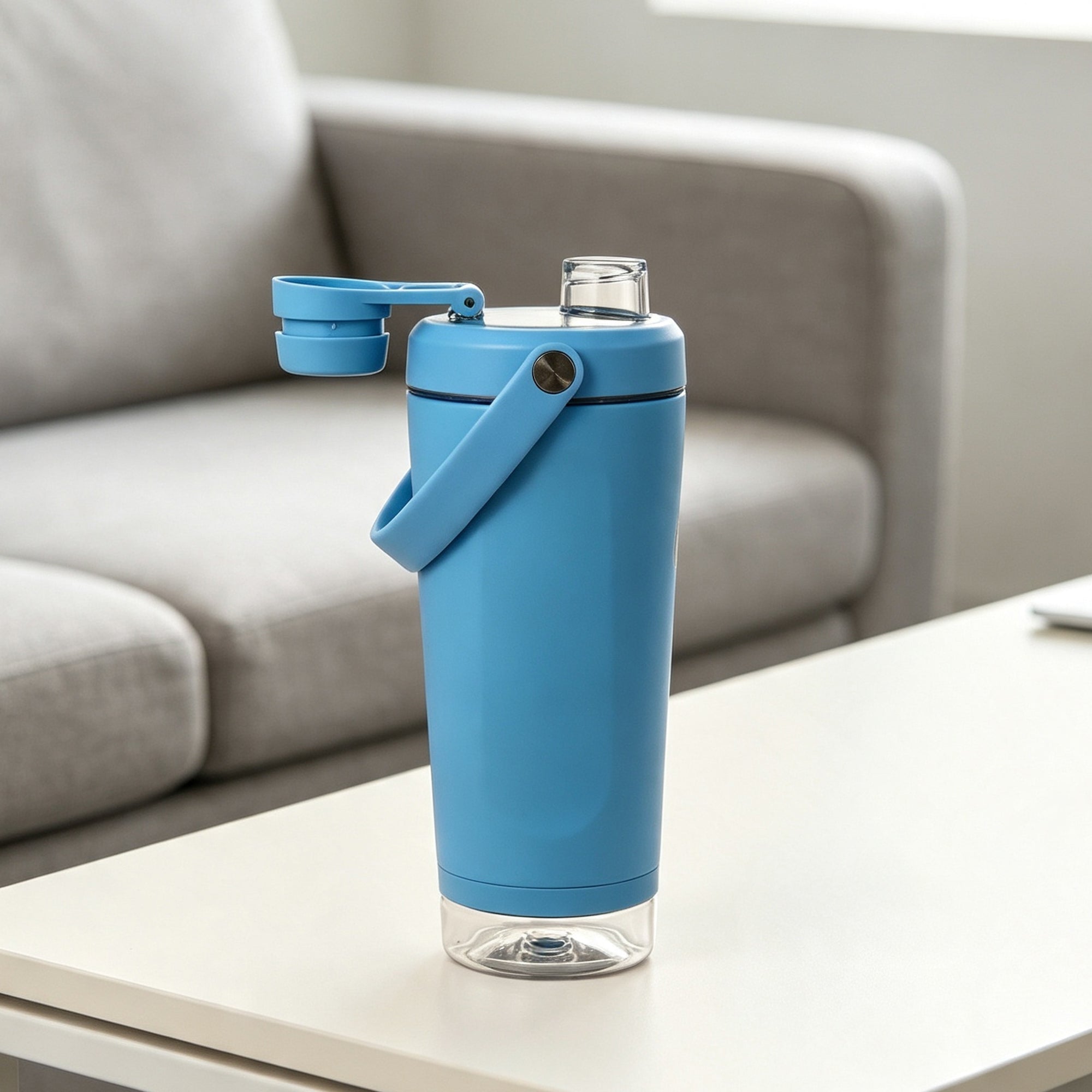 Shaker - 600ml - Babyblau