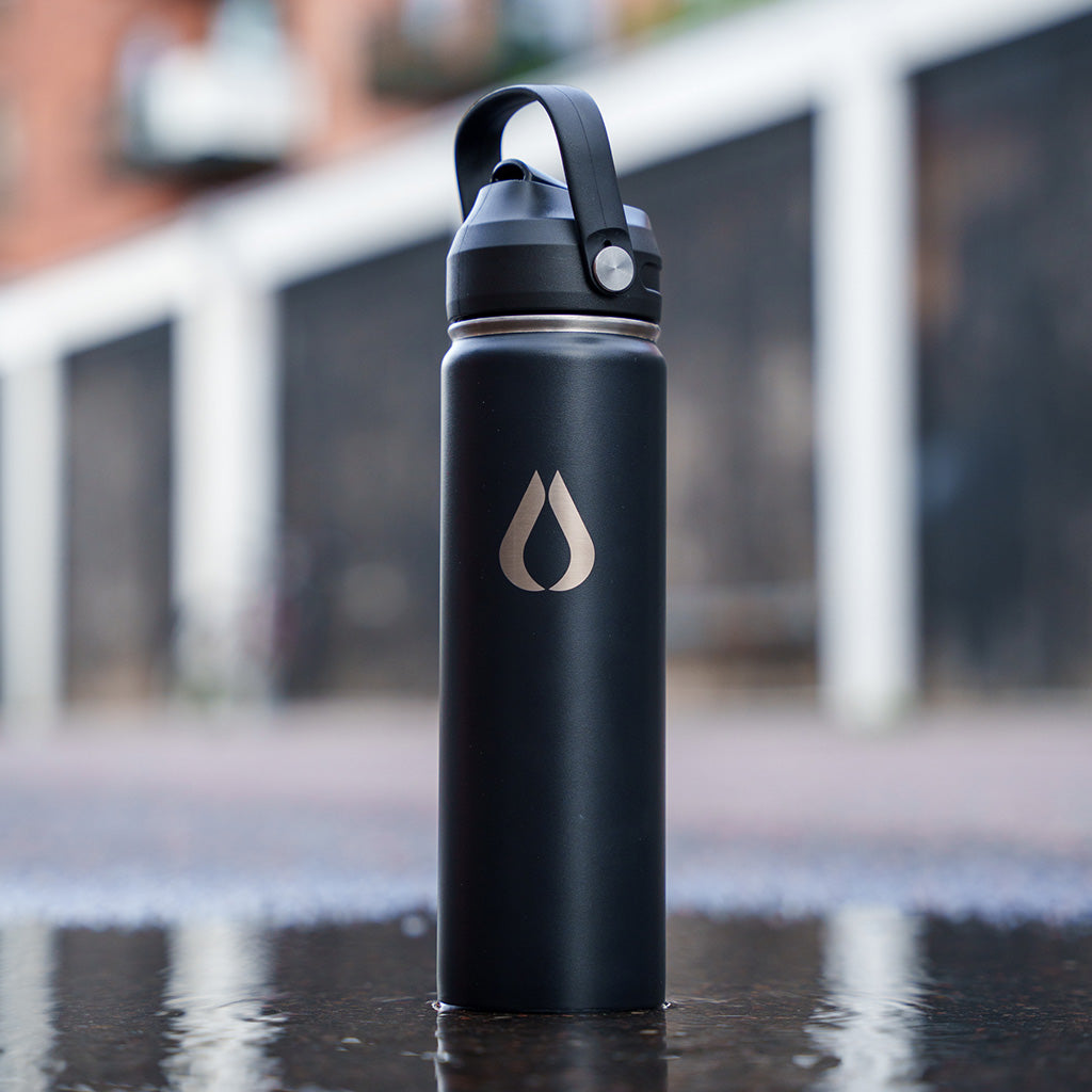 Wasserflasche - 650ML - Schwarz