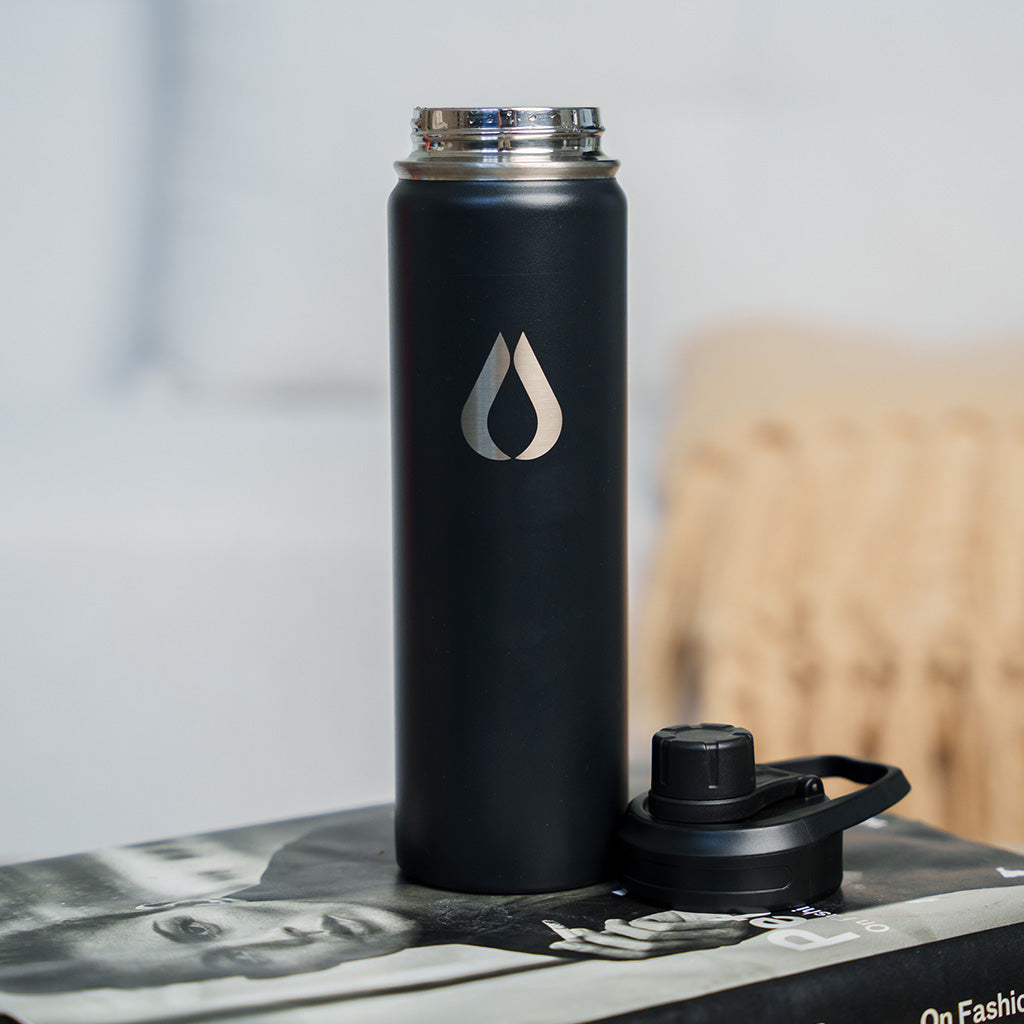 Wasserflasche - 650ML - Schwarz