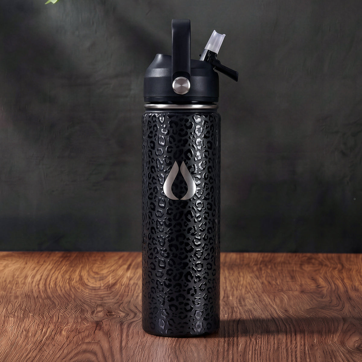 Wasserflasche - 650ML - Cream Leopard