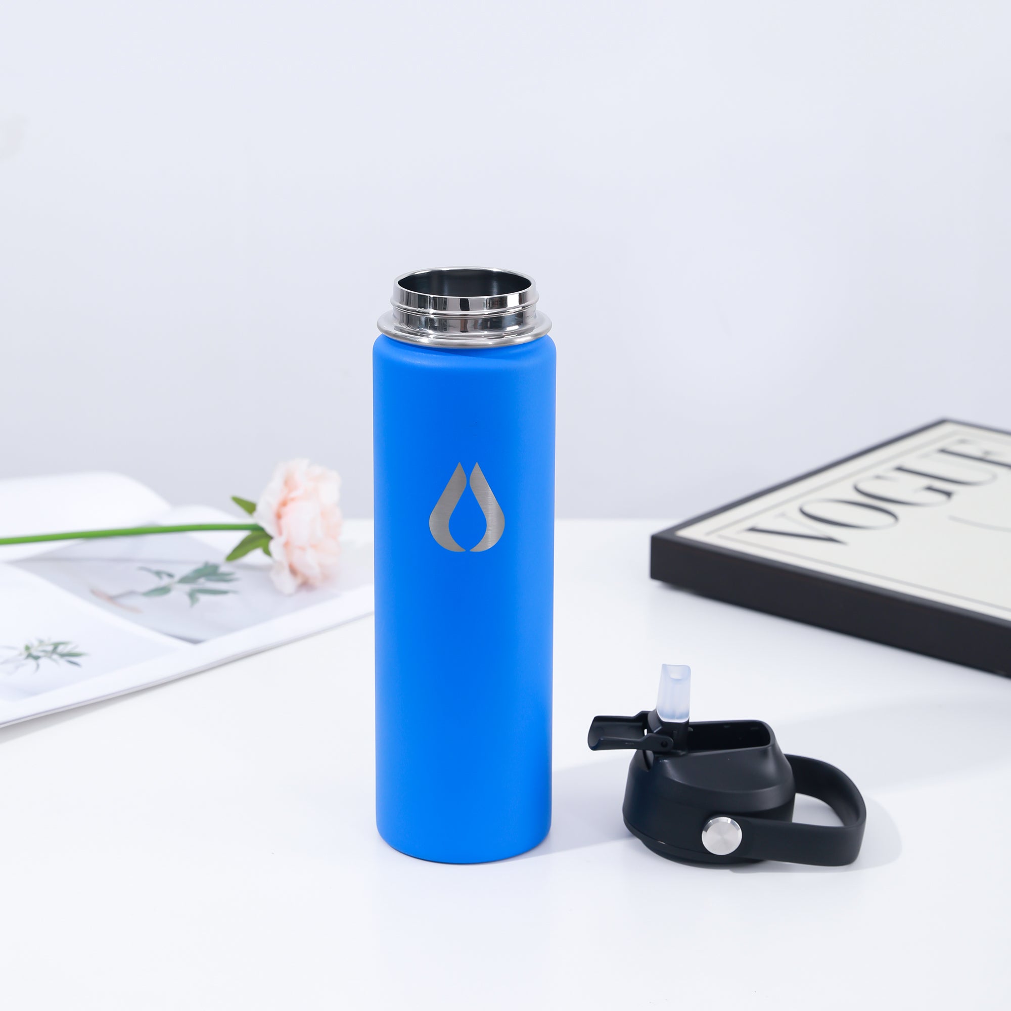 Wasserflasche - 650ML - Kobaltblau