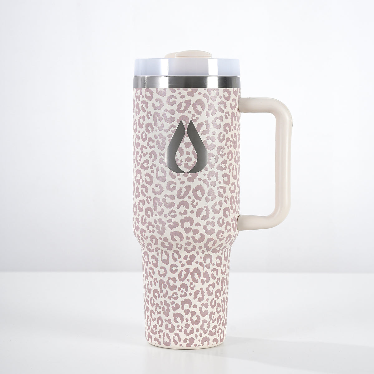 Tumbler - 1200ML - Creme Leopard