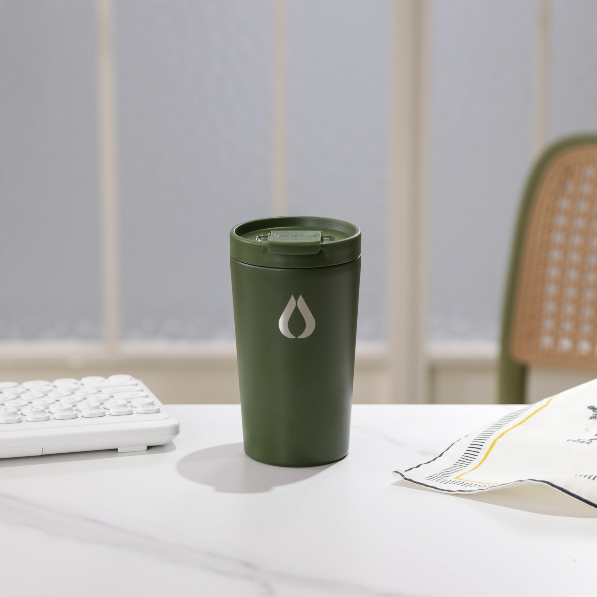 Kaffeetasse - 400ML - Dark Olive