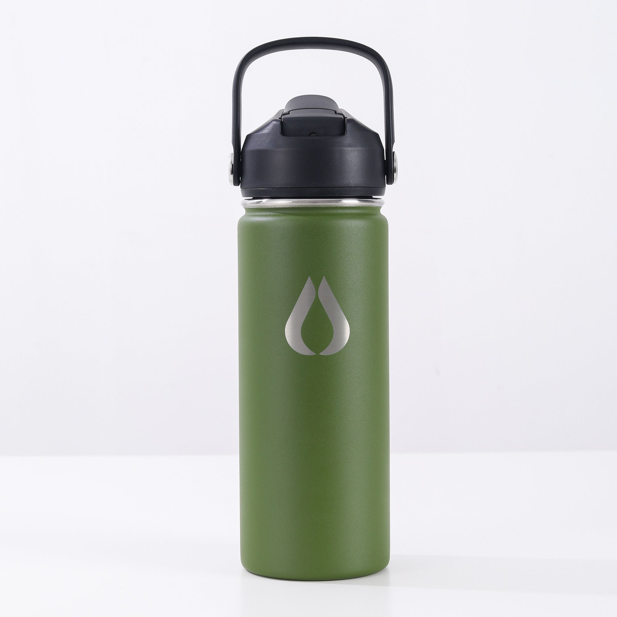 Wasserflasche - 500ML - Dunkle Olive