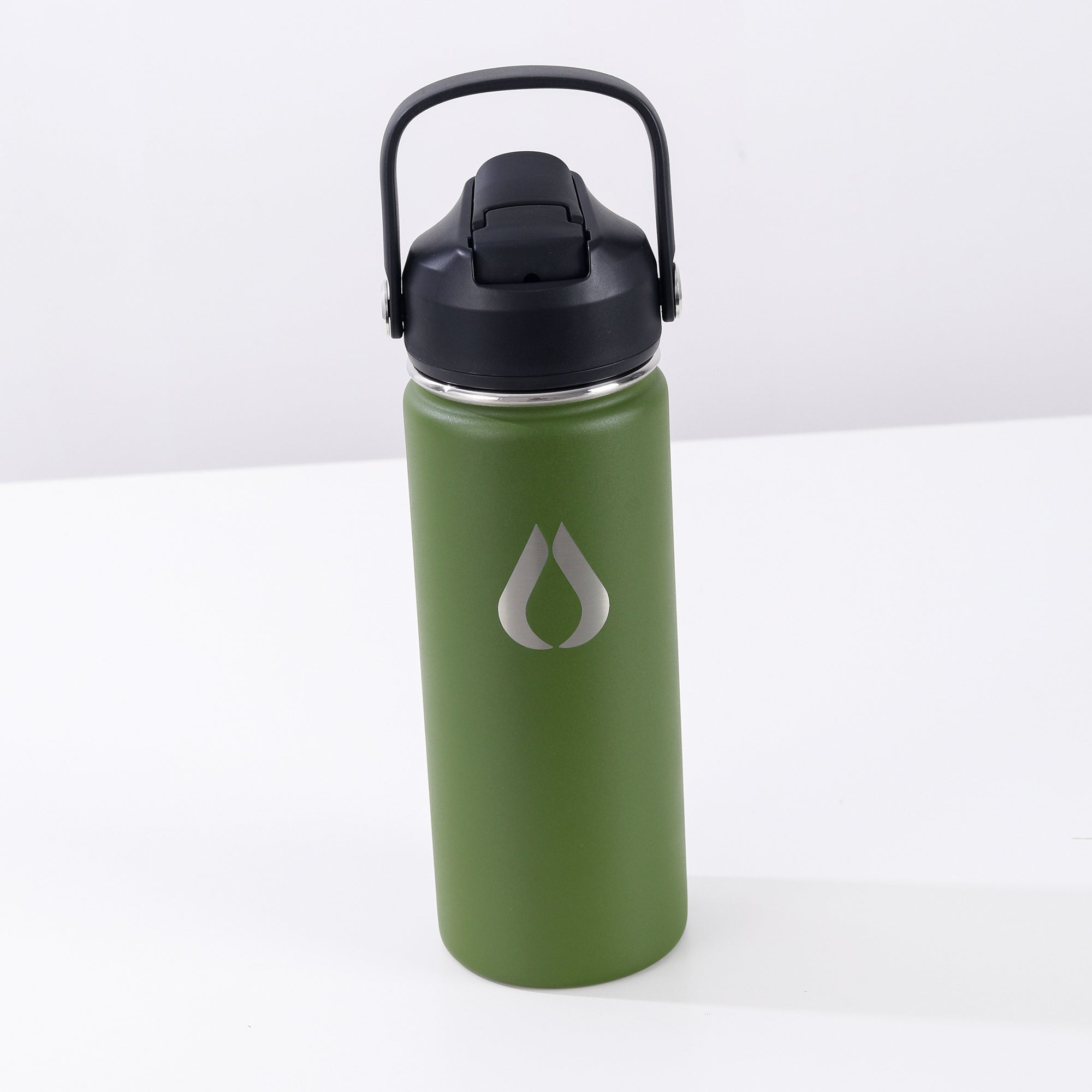 Wasserflasche - 500ML - Dunkle Olive