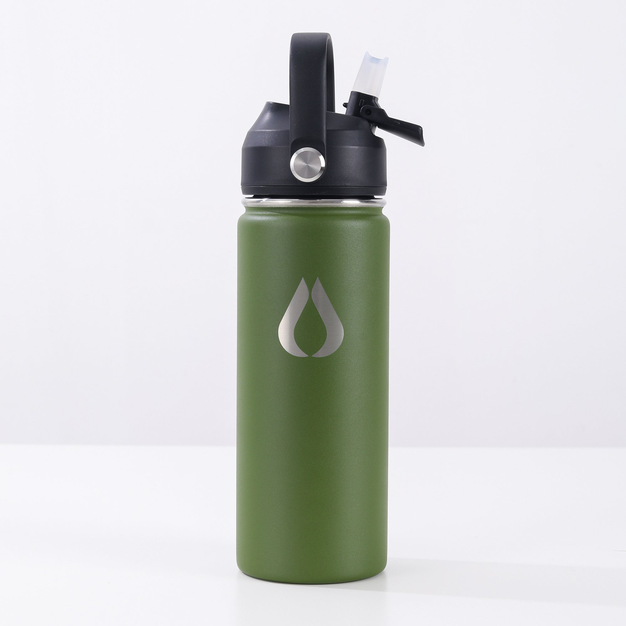 Wasserflasche - 500ML - Dunkle Olive