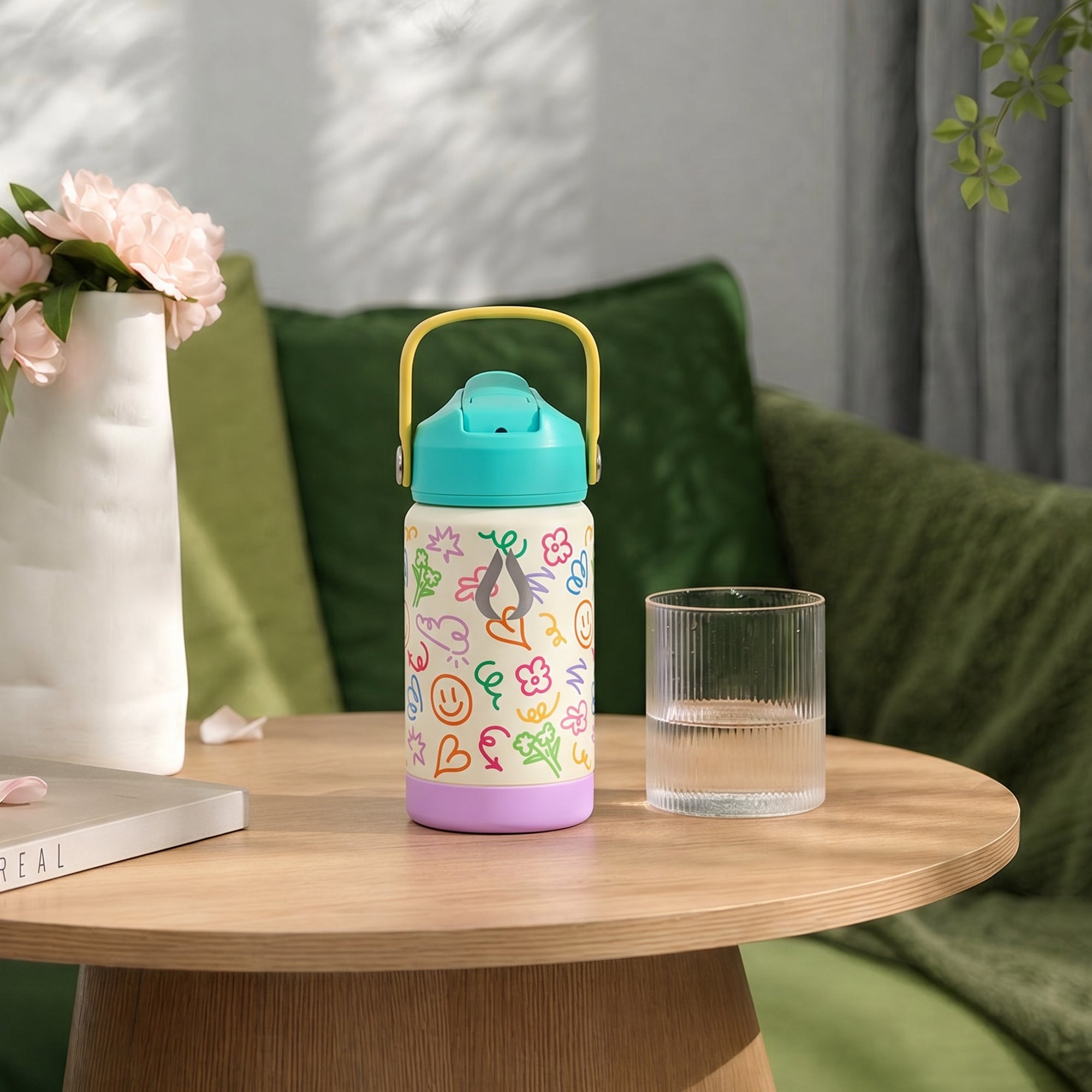 Kinderflasche - 350ML - Doodles