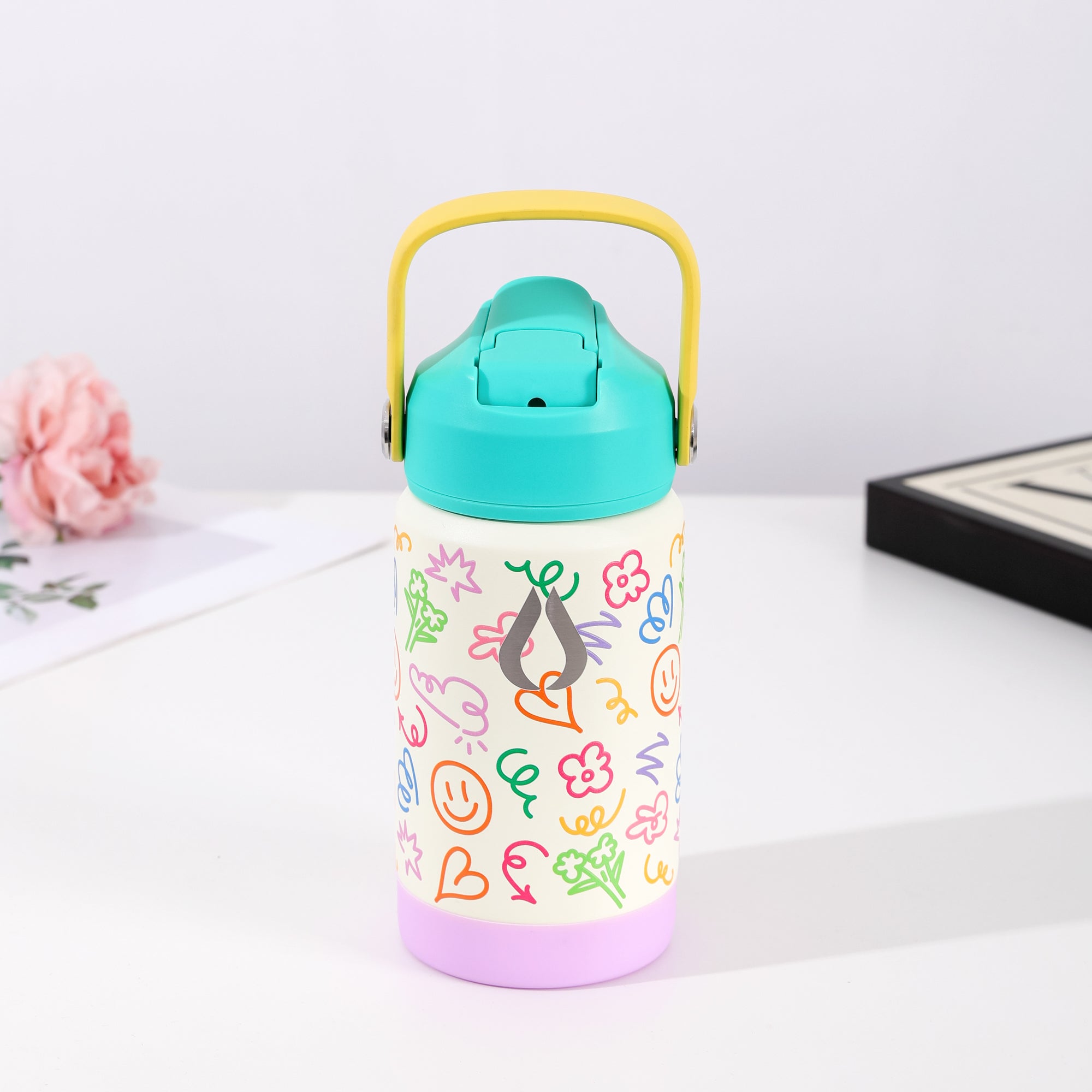 Kinderflasche - 350ML - Doodles