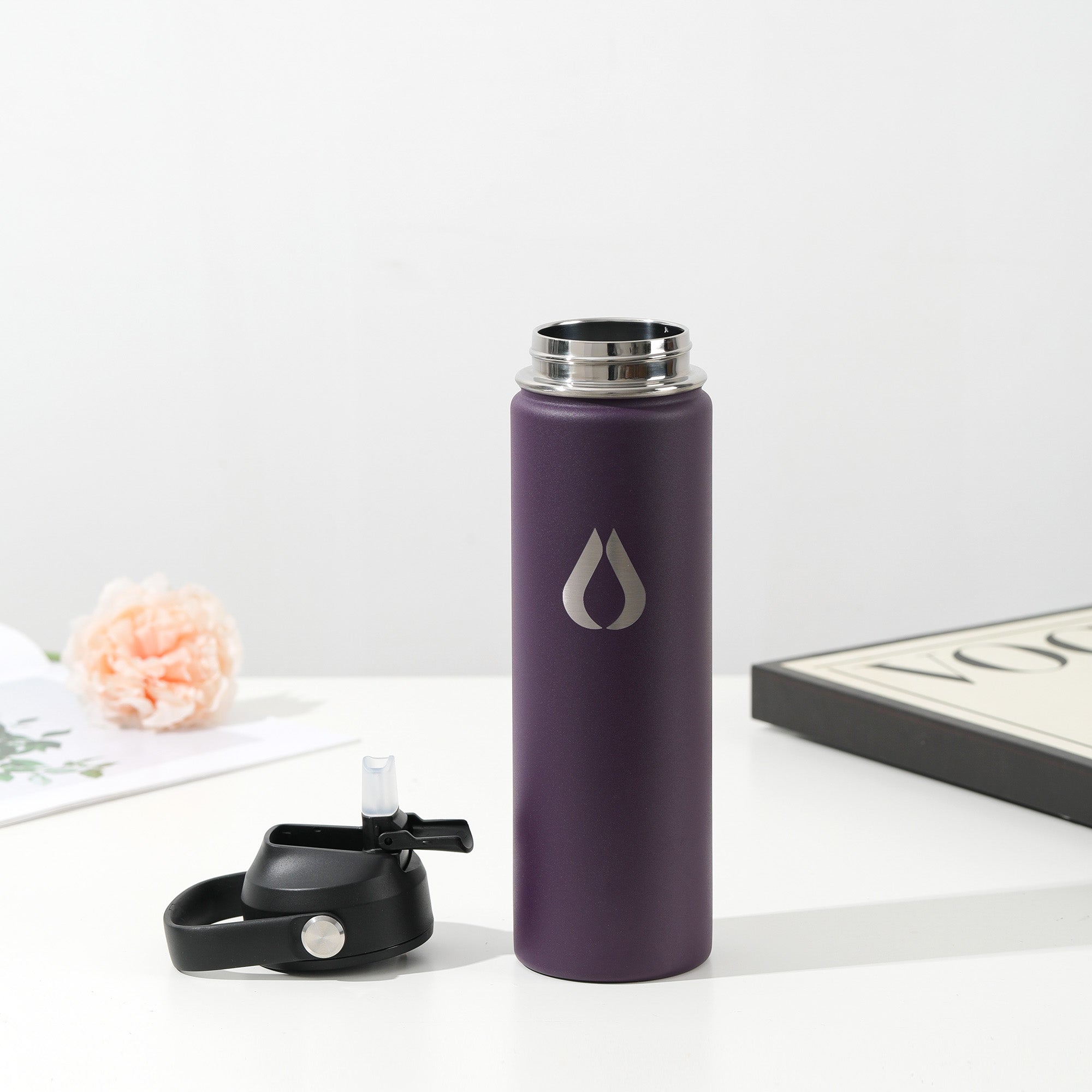 Wasserflasche - 650 ml - Beere
