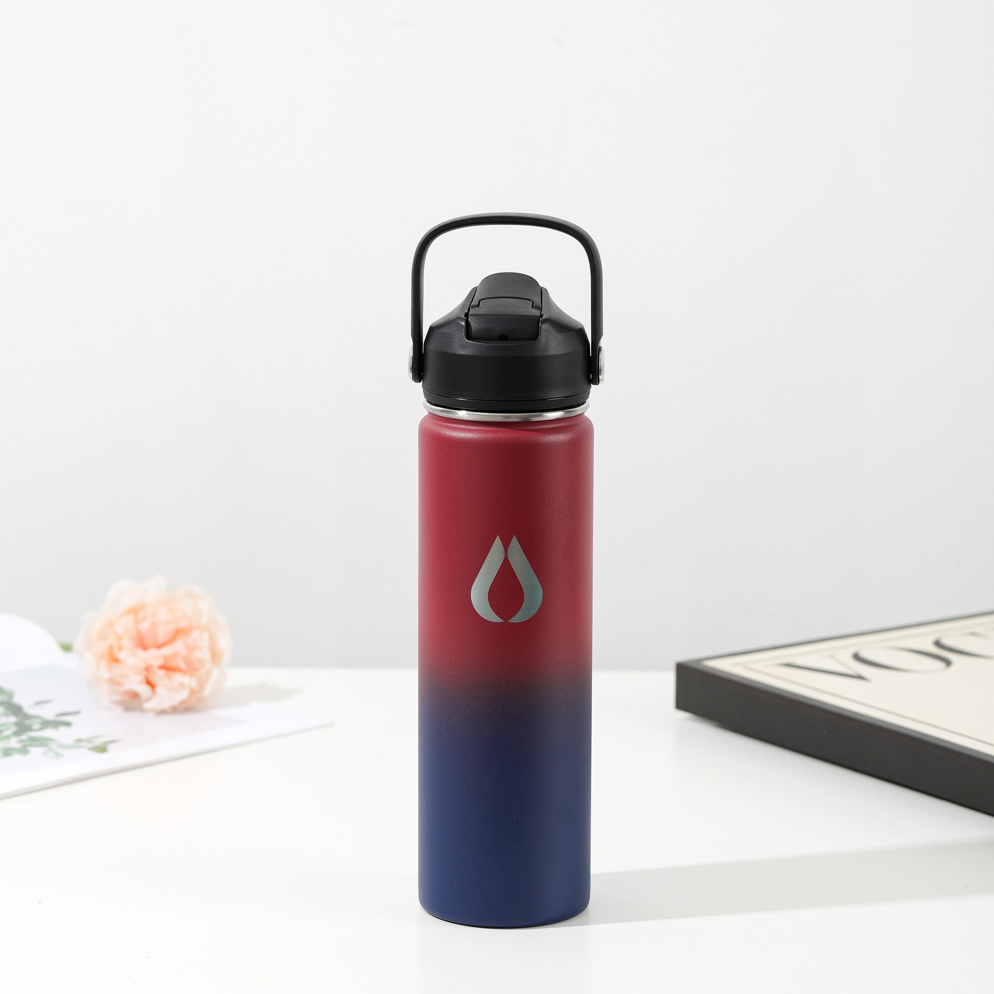Wasserflasche - 650 ml - Obsidian