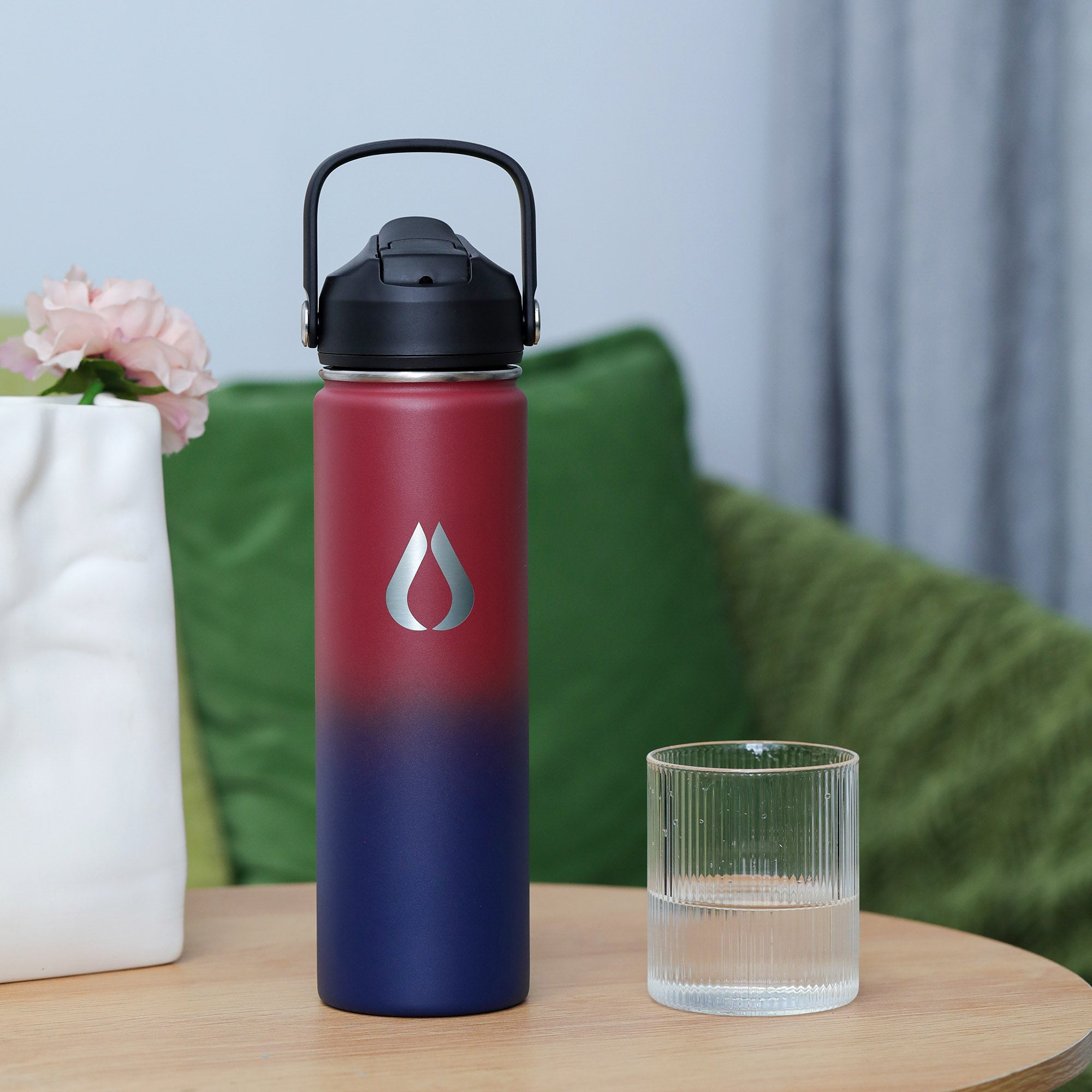 Wasserflasche - 650 ml - Obsidian