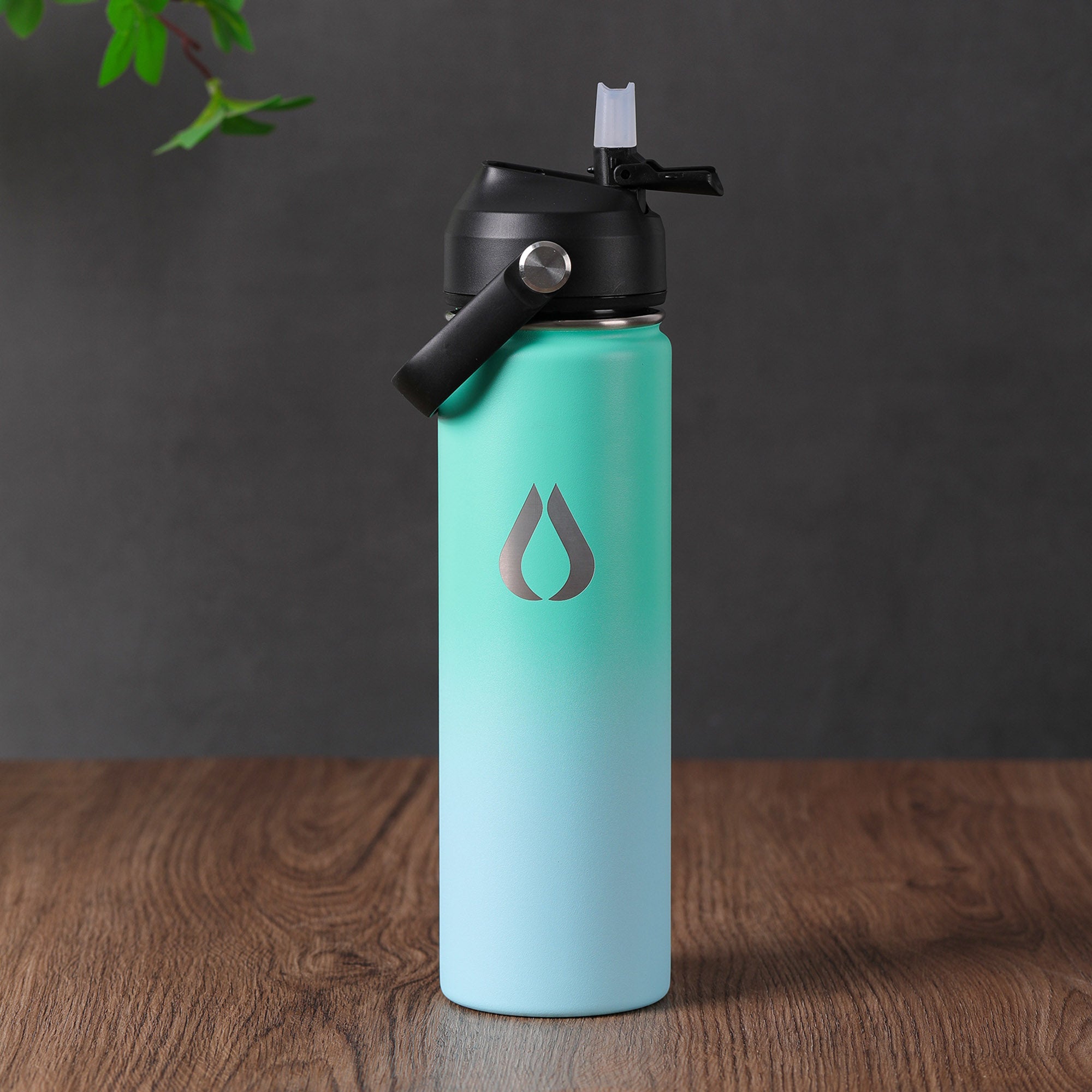 Wasserflasche - 650 ml - Green Sky