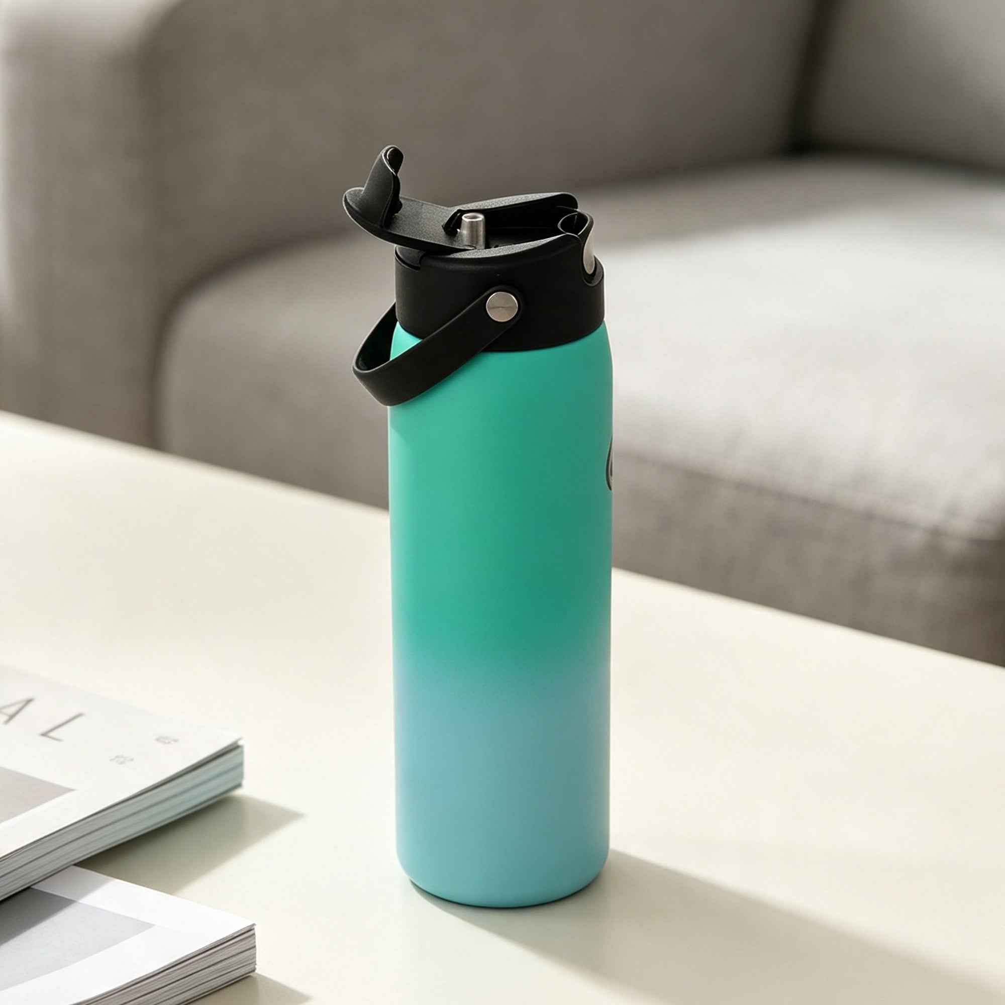 Wasserflasche - 2 in 1 - 710ML - Green Sky