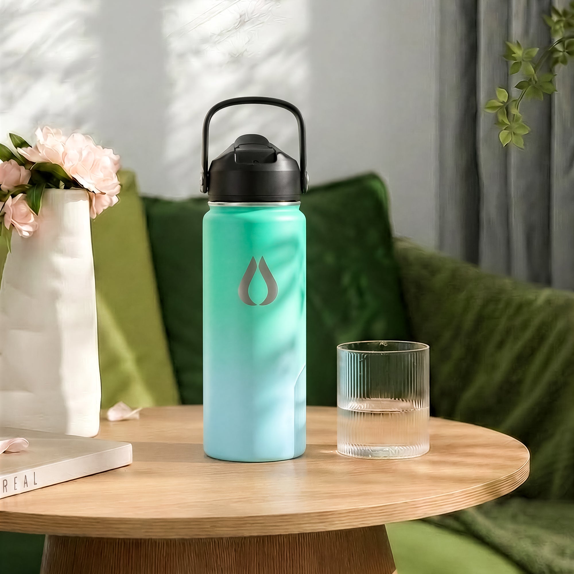 Wasserflasche - 500ML - Green Sky