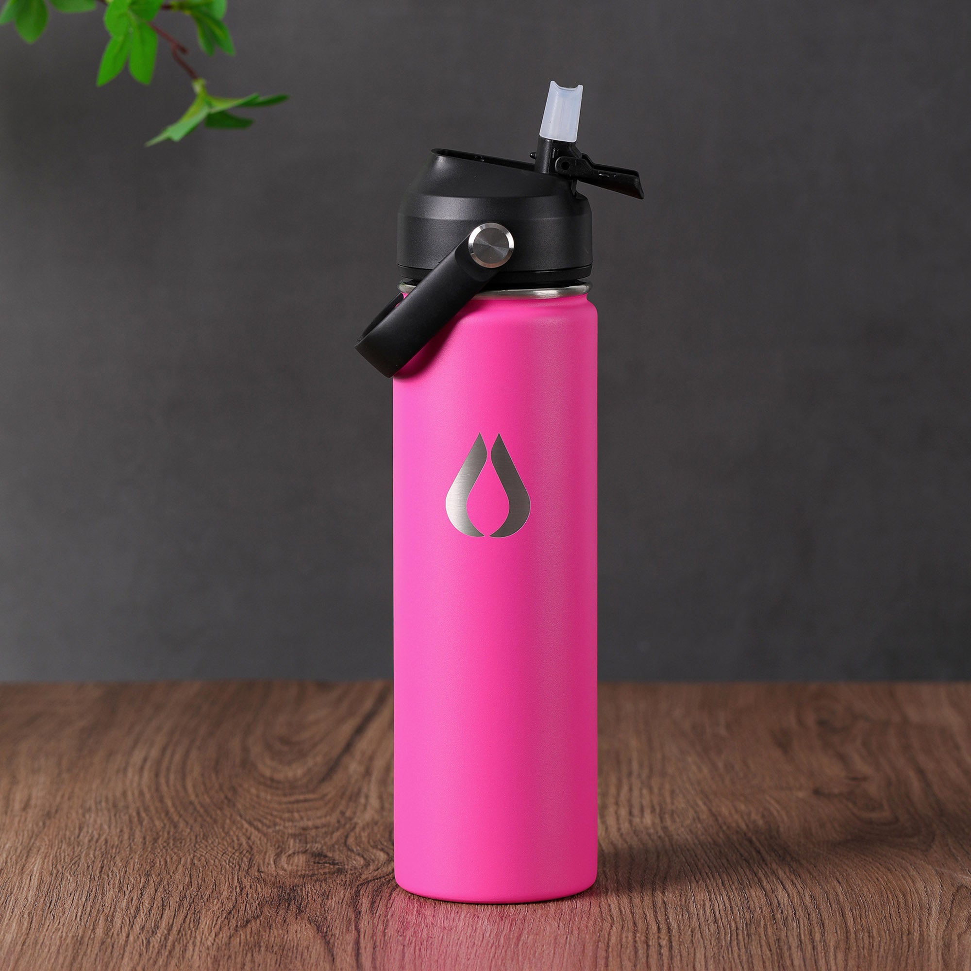 Wasserflasche - 650 ml - Hot Pink