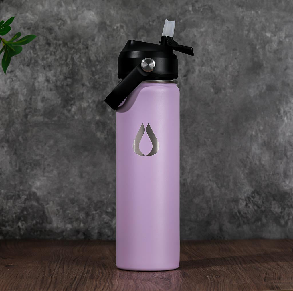 Wasserflasche - 650ML - Lavendel